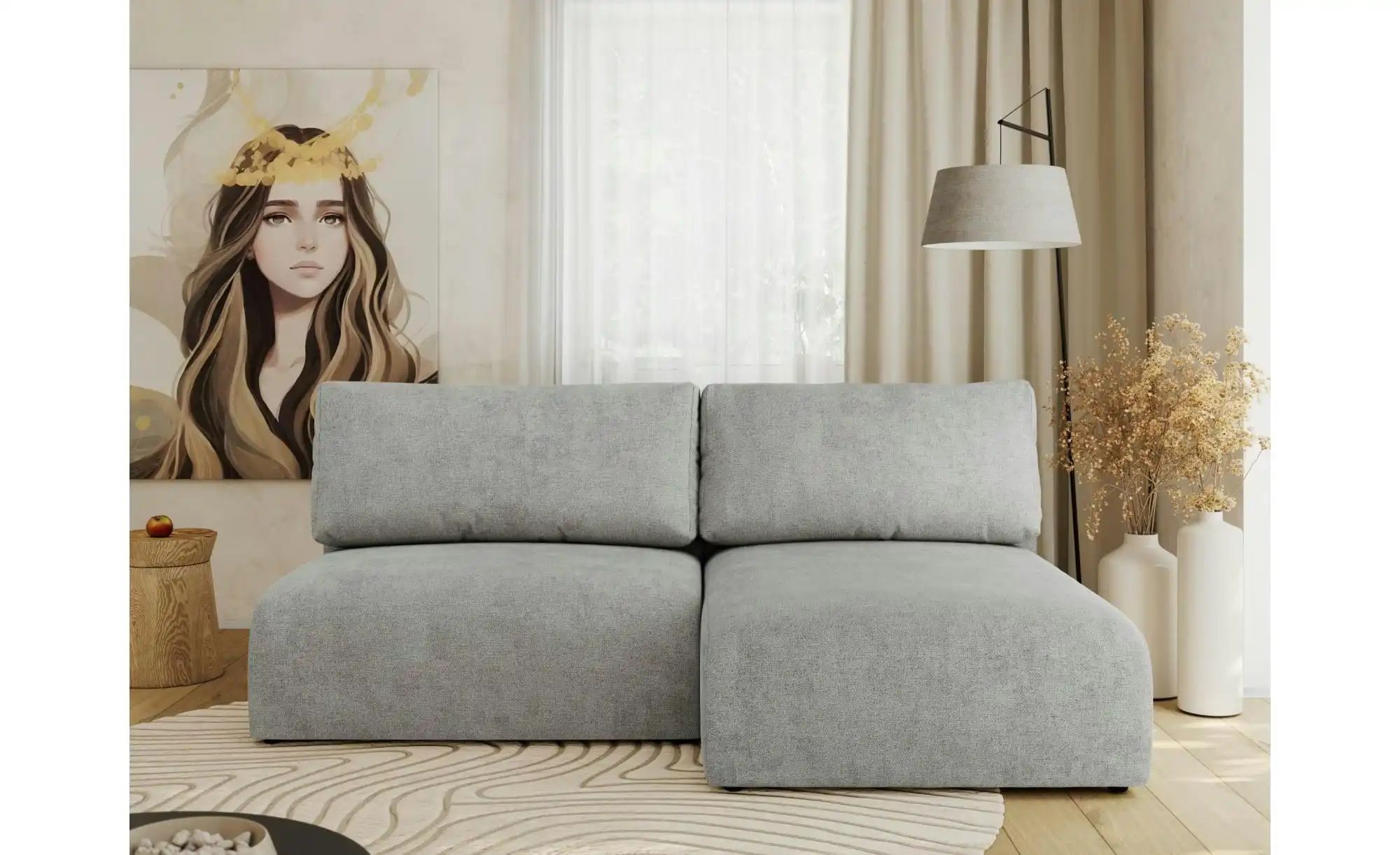 Thumbnail - Ecksofa mit Schlaffunktion Vivo ¦ grau ¦ Maße (cm): B: 223 H: 95 Polstermöbel > Sofas > Ecksofas - Höffner