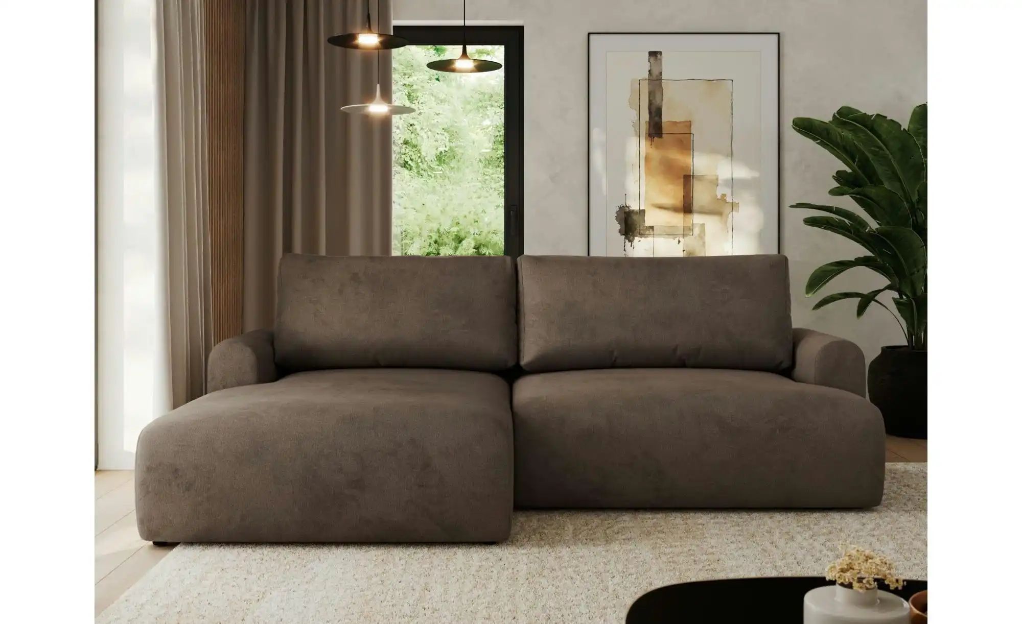 Ecksofa mit Schlaffunktion Tono ¦ braun ¦ Maße (cm): B: 260 H: 95 Polstermö günstig online kaufen