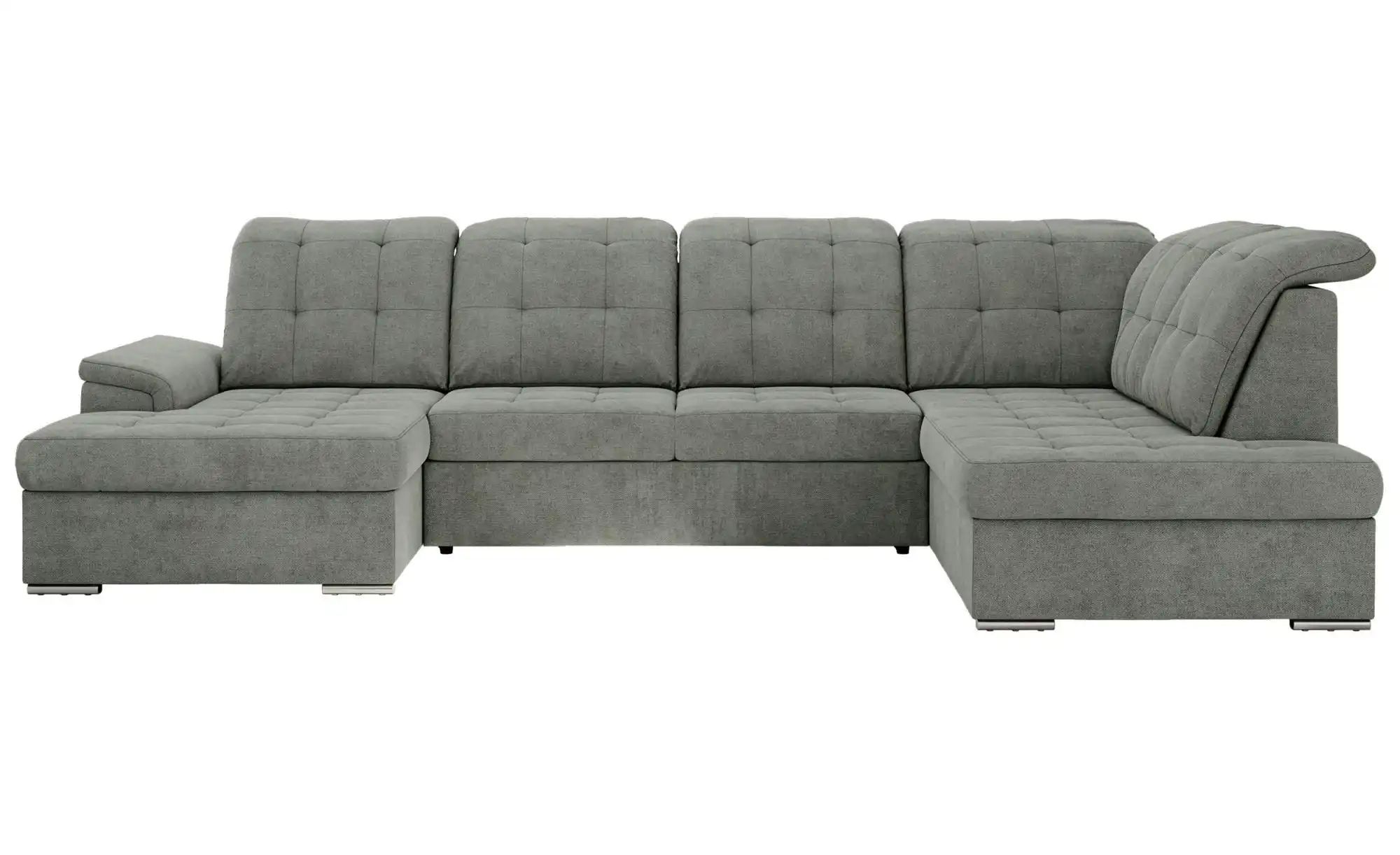 Wohnlandschaft mit Schlaffunktion Madrito ¦ grau ¦ Maße (cm): B: 323 H: 89 Polstermöbel > Sofas > Wohnlandschaften - Höffner