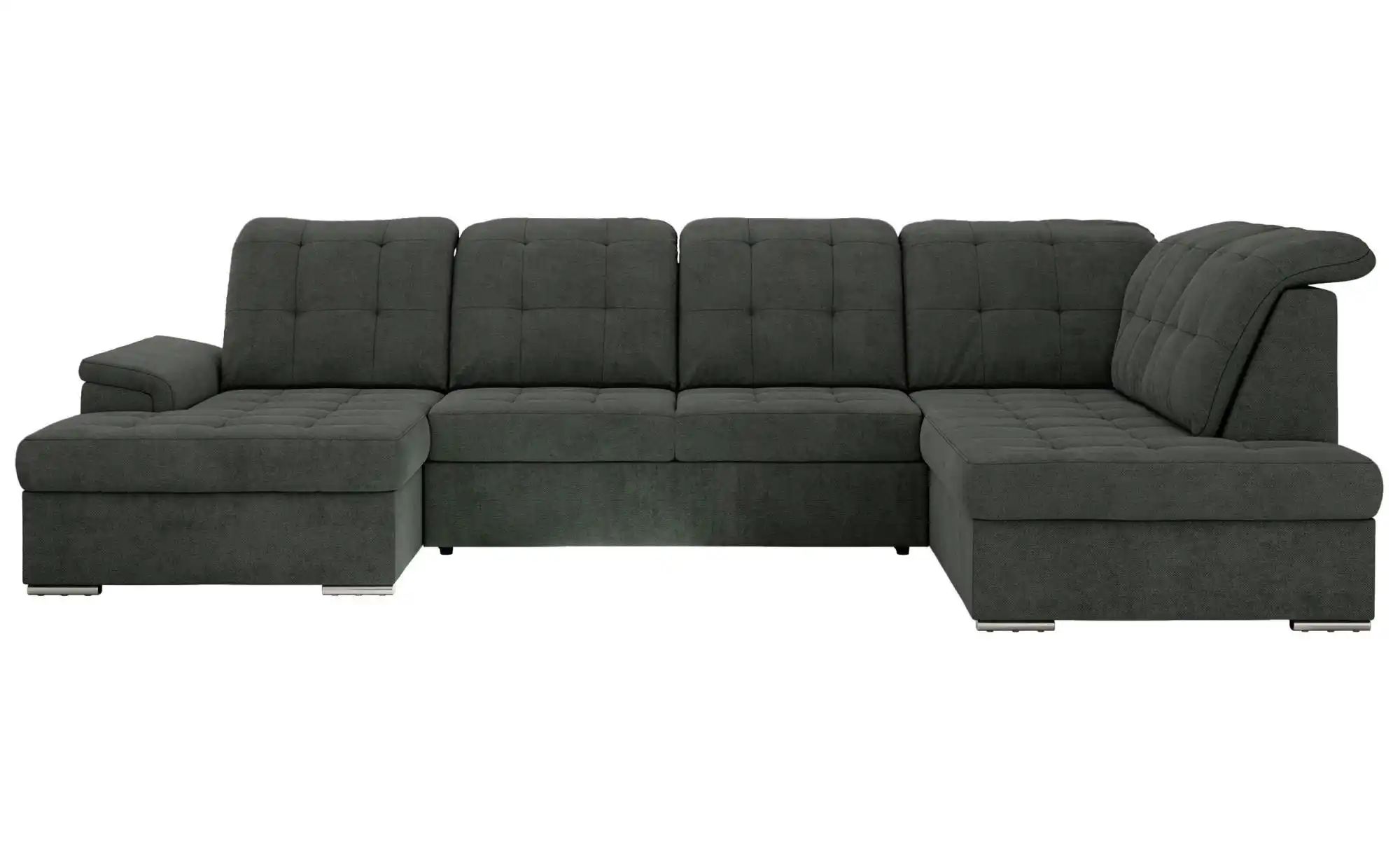 Wohnlandschaft mit Schlaffunktion Madrito ¦ grau ¦ Maße (cm): B: 323 H: 89 Polstermöbel > Sofas > Wohnlandschaften - Höffner