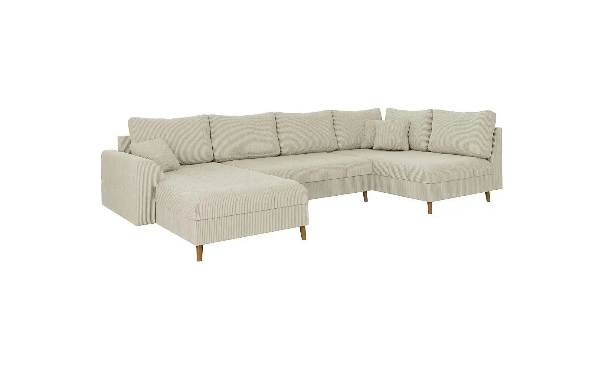 Wohnlandschaft  Maya ¦ beige ¦ Maße (cm): B: 310 H: 81 Polstermöbel > Sofas günstig online kaufen