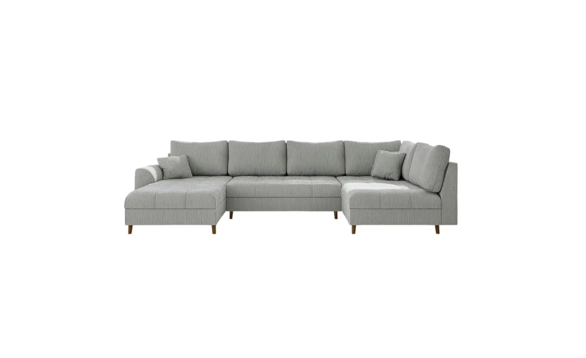Wohnlandschaft  Maya ¦ grau ¦ Maße (cm): B: 310 H: 81 Polstermöbel > Sofas günstig online kaufen