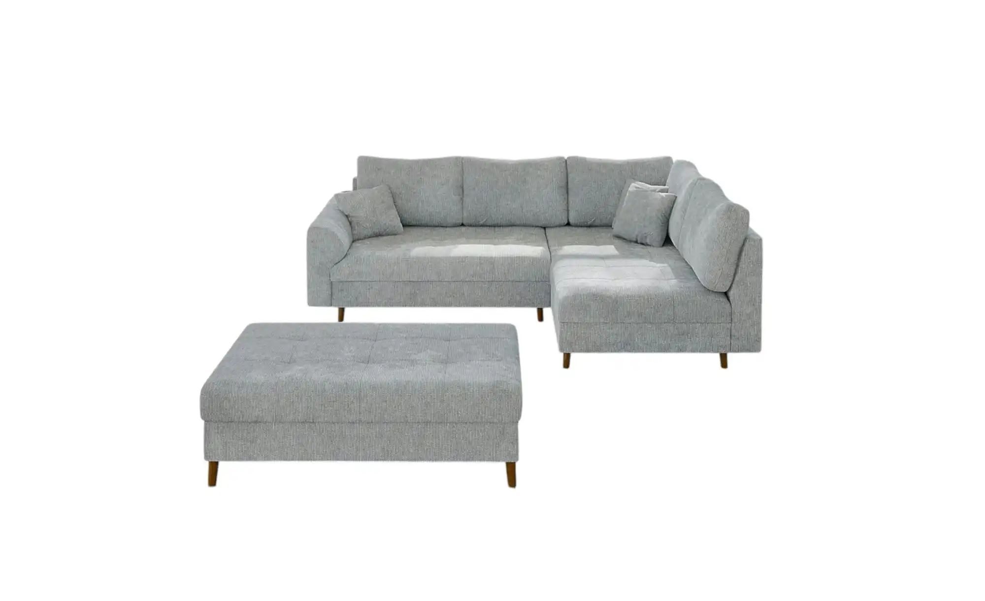 S-STYLE Ecksofa mit Hocker  Trygve ¦ grau ¦ Maße (cm): B: 231 H: 81 Polster günstig online kaufen