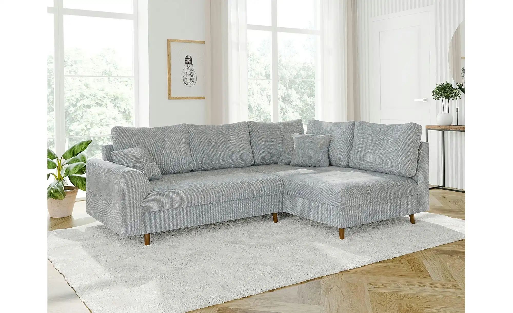 S-STYLE Ecksofa  Trygve ¦ grau ¦ Maße (cm): B: 231 H: 81 Polstermöbel > Sof günstig online kaufen