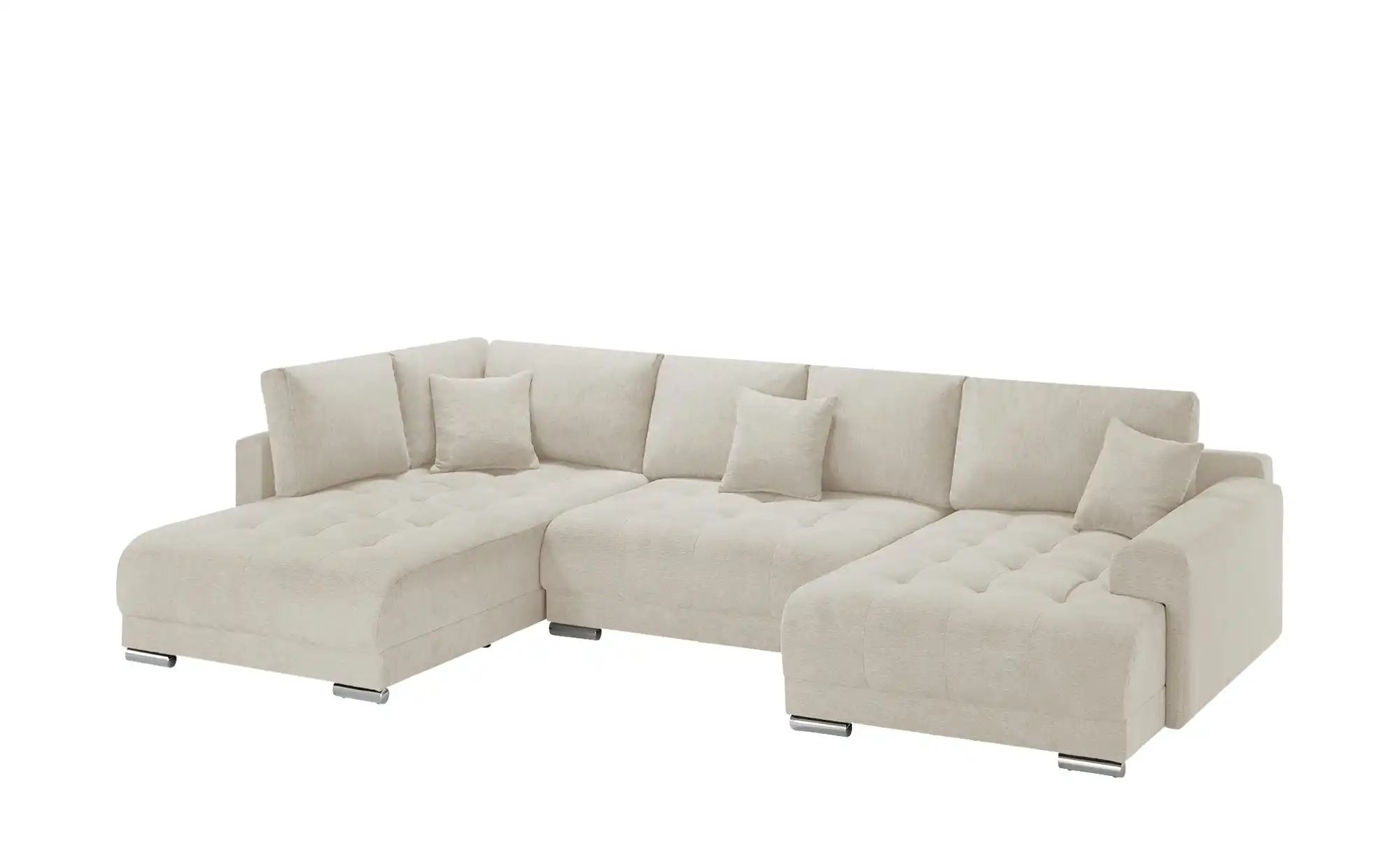 Thumbnail - Wohnlandschaft mit Schlaffunktion Lemie ¦ beige ¦ Maße (cm): B: 356 H: 85 T: 218.0 Polstermöbel > Sofas > Schlafsofas - ...