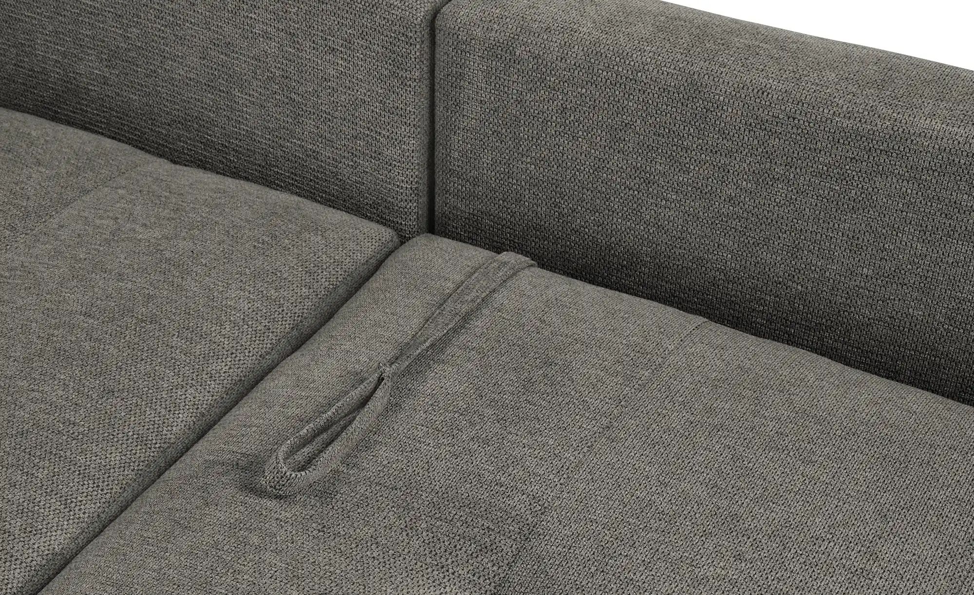 Wohnlandschaft mit Schlaffunktion Lemie ¦ schwarz ¦ Maße (cm): B: 356 H: 85 günstig online kaufen