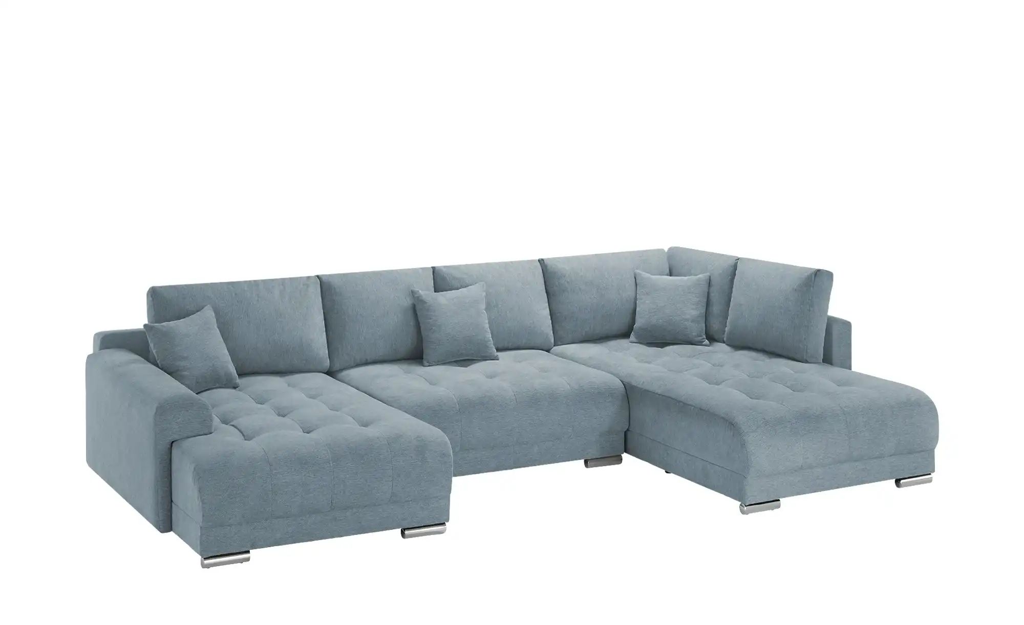 Thumbnail - Wohnlandschaft mit Schlaffunktion Lemie ¦ grau ¦ Maße (cm): B: 356 H: 85 T: 218.0 Polstermöbel > Sofas > Wohnlandschafte...