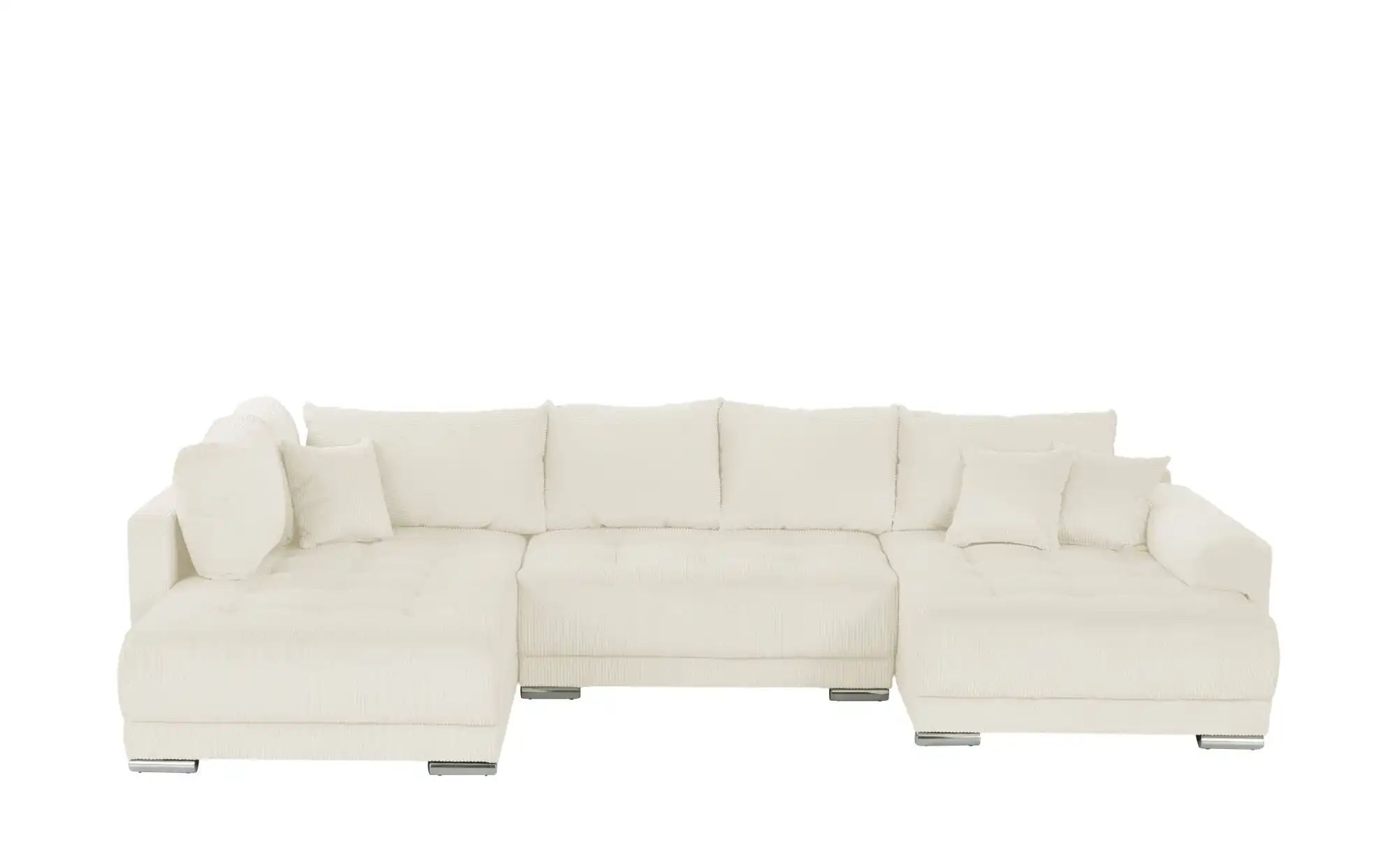 Wohnlandschaft mit Schlaffunktion Lemie ¦ beige ¦ Maße (cm): B: 356 H: 85 T günstig online kaufen