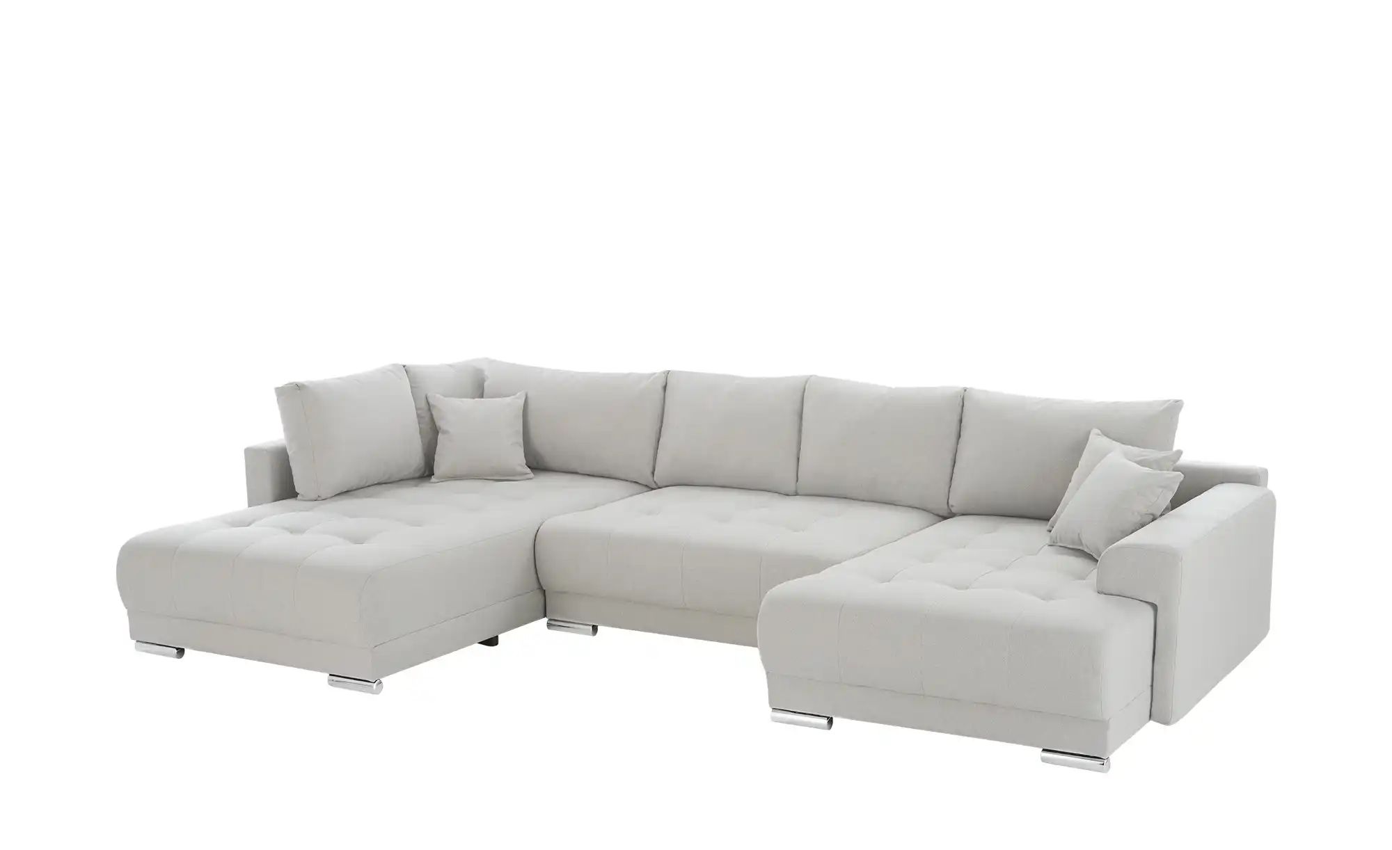 Wohnlandschaft mit Schlaffunktion Lemie ¦ grau ¦ Maße (cm): B: 356 H: 85 T: günstig online kaufen