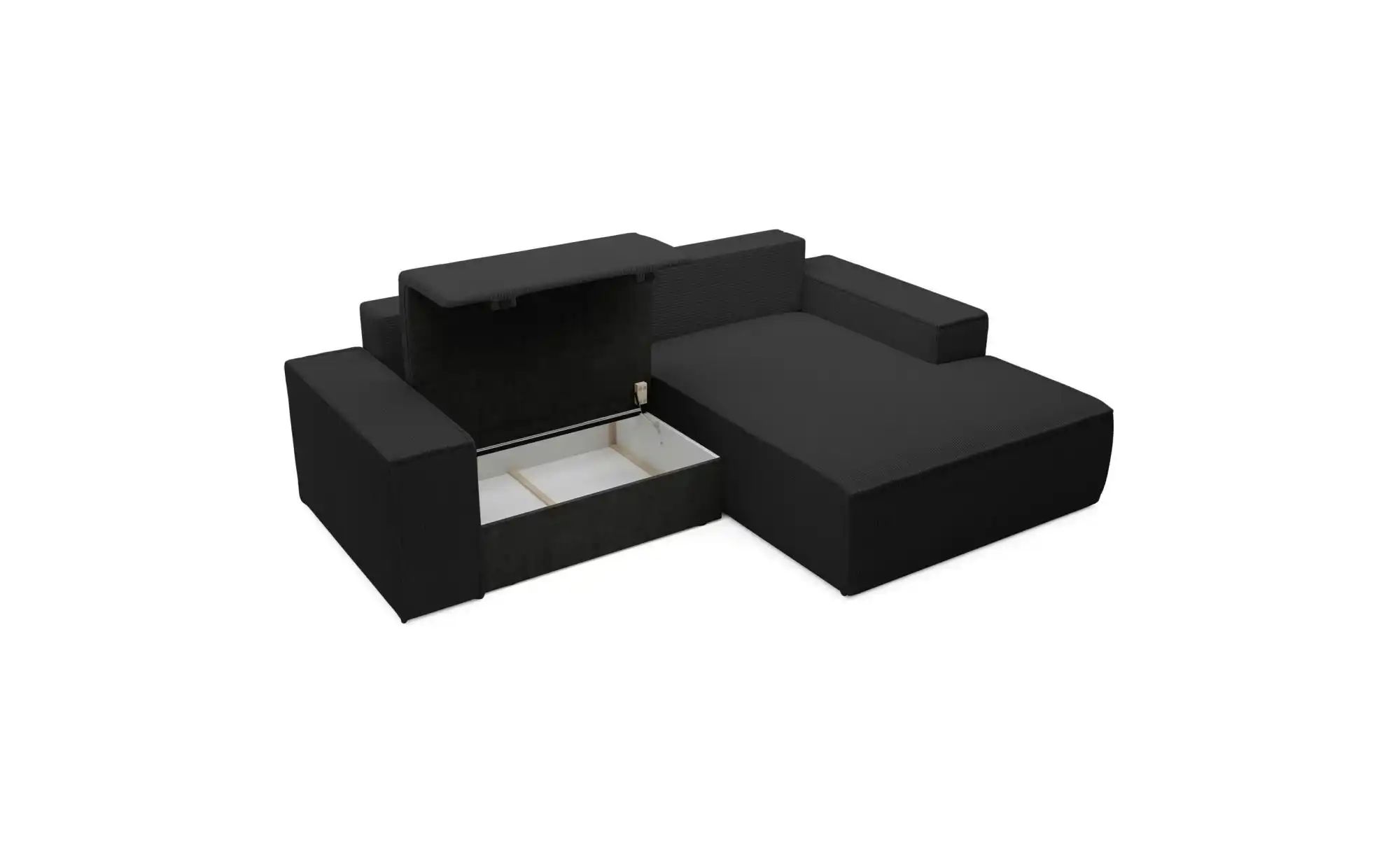 Selsey Ecksofa Farese Mini   ¦ schwarz ¦ Maße (cm): B: 240 H: 85 Polstermöb günstig online kaufen