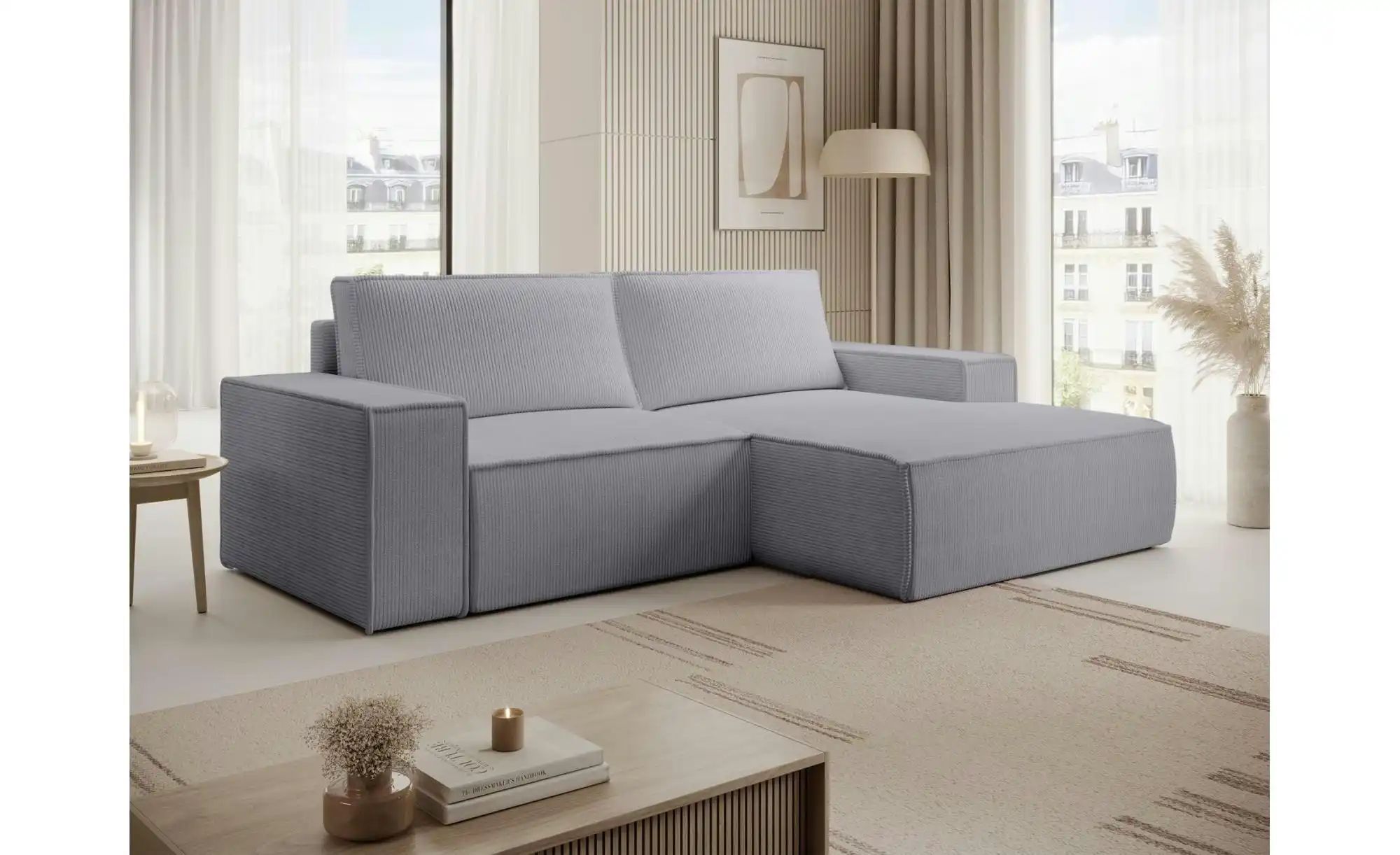 Thumbnail - Selsey Ecksofa Farese Mini   ¦ grau ¦ Maße (cm): B: 240 H: 85 Polstermöbel > Sofas > 3-Sitzer - Höffner