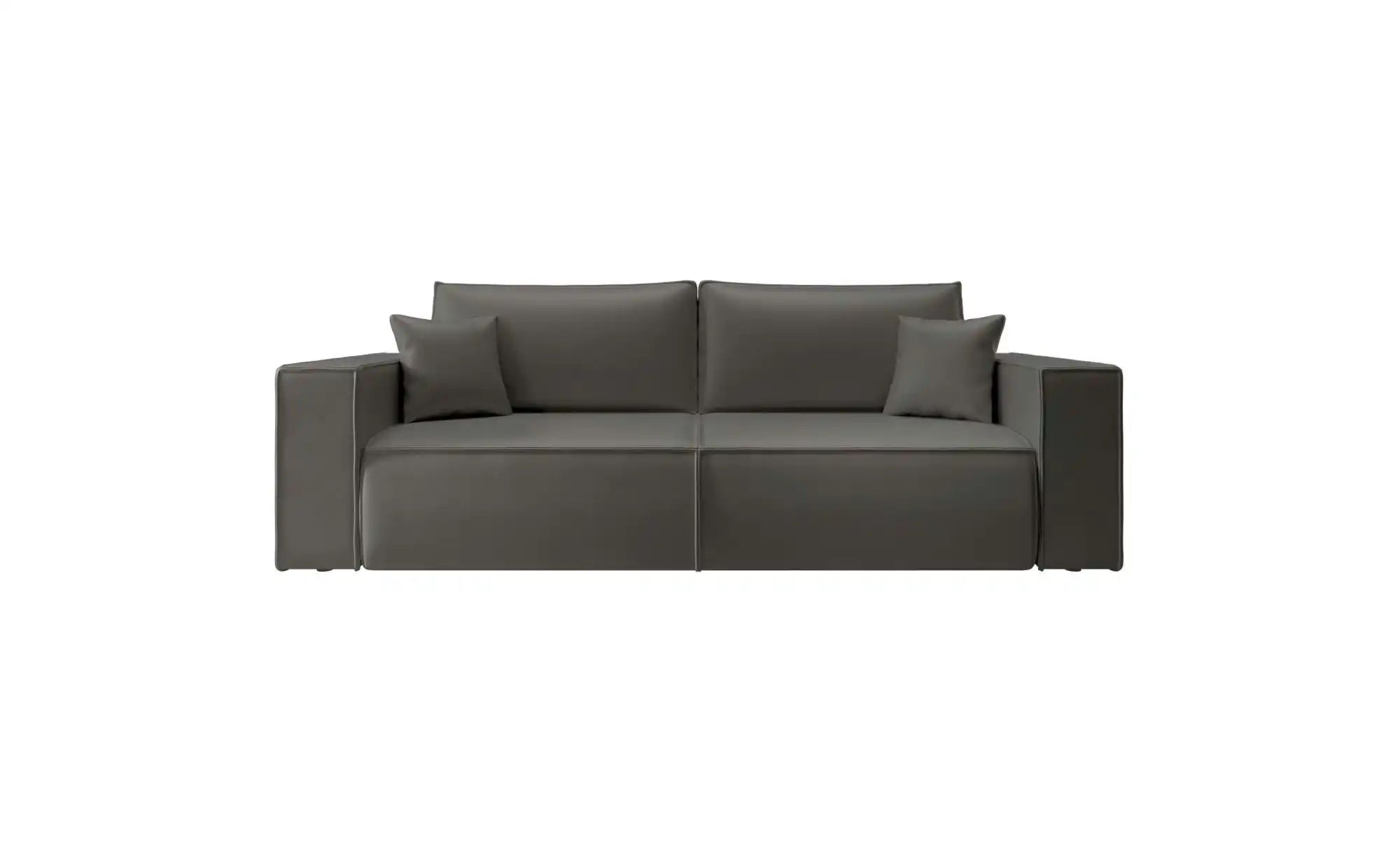 Selsey Schlafsofa  Farese Cuero ¦ grau ¦ Maße (cm): B: 257 H: 86 Polstermöb günstig online kaufen