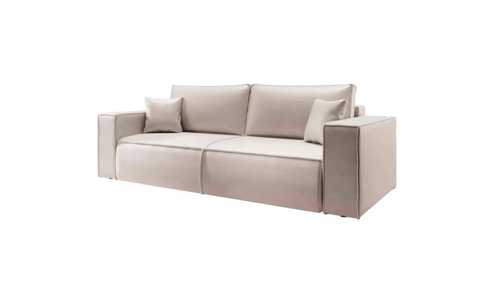 Selsey Schlafsofa Farese Cuero   ¦ beige ¦ Maße (cm): B: 257 H: 86 Polsterm günstig online kaufen