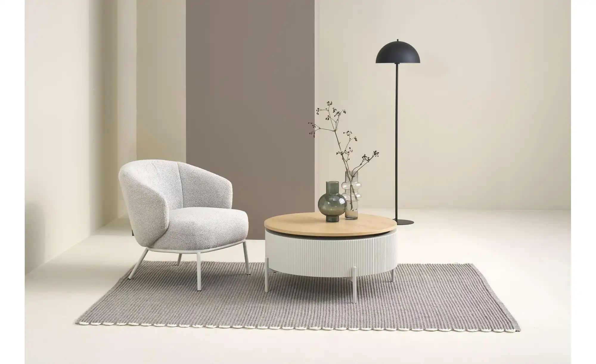 SCHÖNER WOHNEN Kollektion Sessel   ¦ grau ¦ Maße (cm): B: 73 H: 73 Polsterm günstig online kaufen