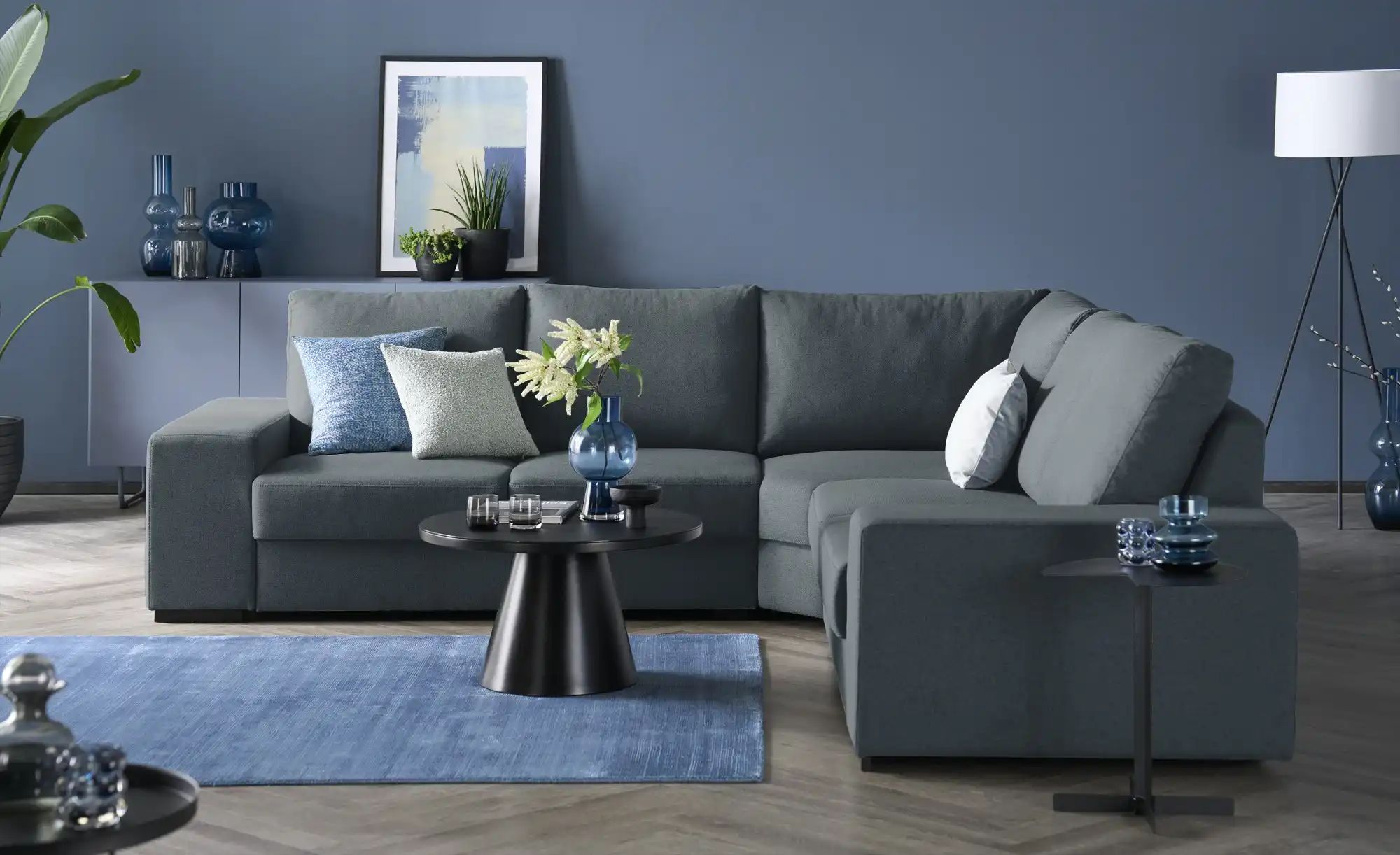 Thumbnail - Ecksofa  Reneé ¦ schwarz ¦ Maße (cm): B: 280 H: 90 T: 280.0 Polstermöbel > Sofas > Ecksofas - Höffner