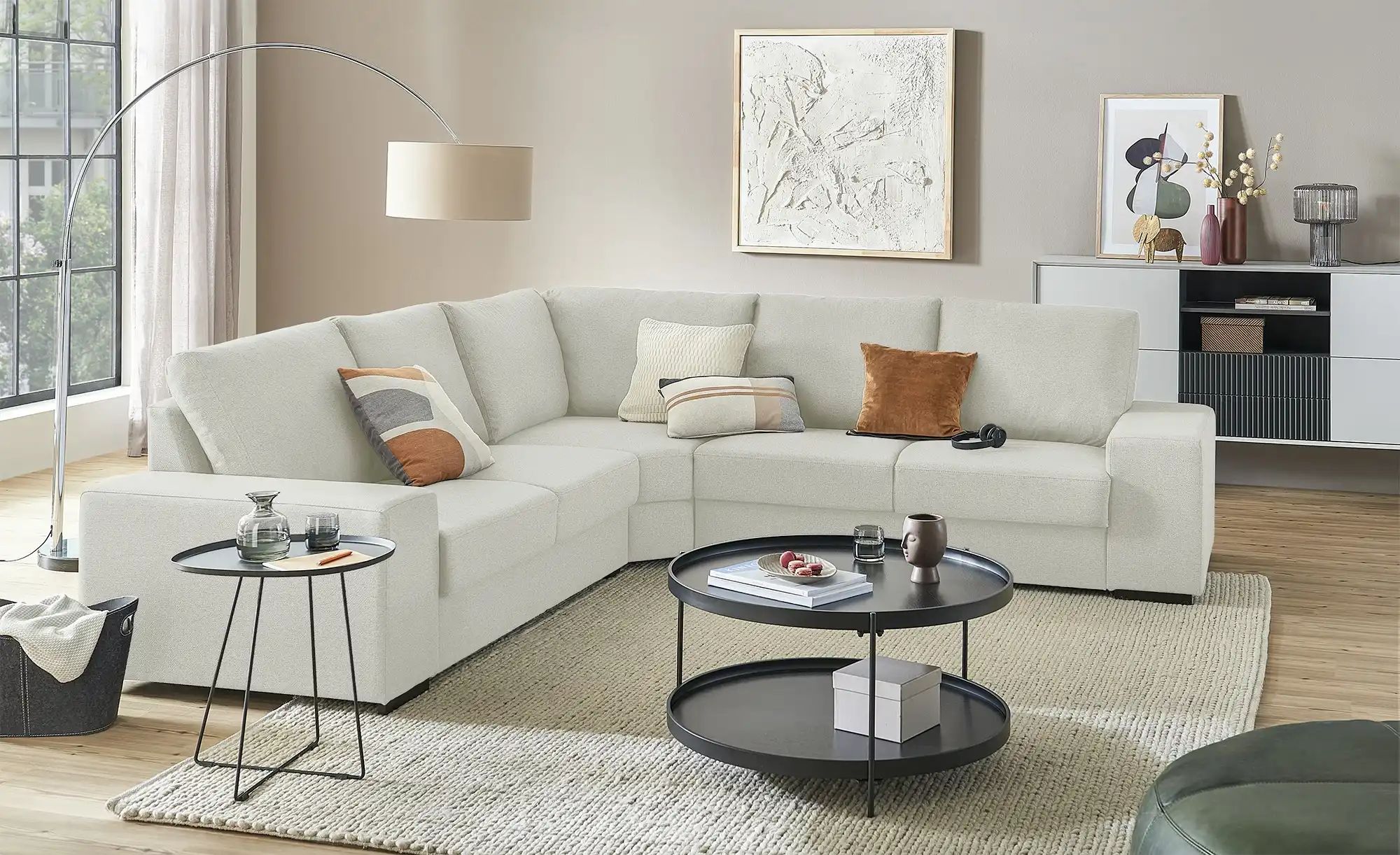 Thumbnail - Ecksofa Reneé ¦ beige ¦ Maße (cm): B: 280 H: 90 T: 280.0 Polstermöbel > Sofas > Ecksofas - Höffner