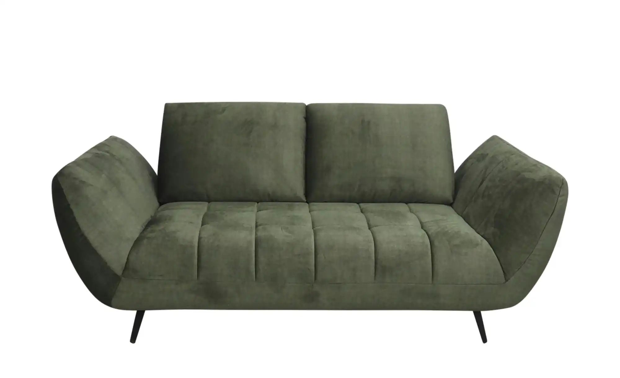 bobb Einzelsofa mit Sitztiefenverstellung Carly ¦ grün ¦ Maße (cm): B: 207 günstig online kaufen