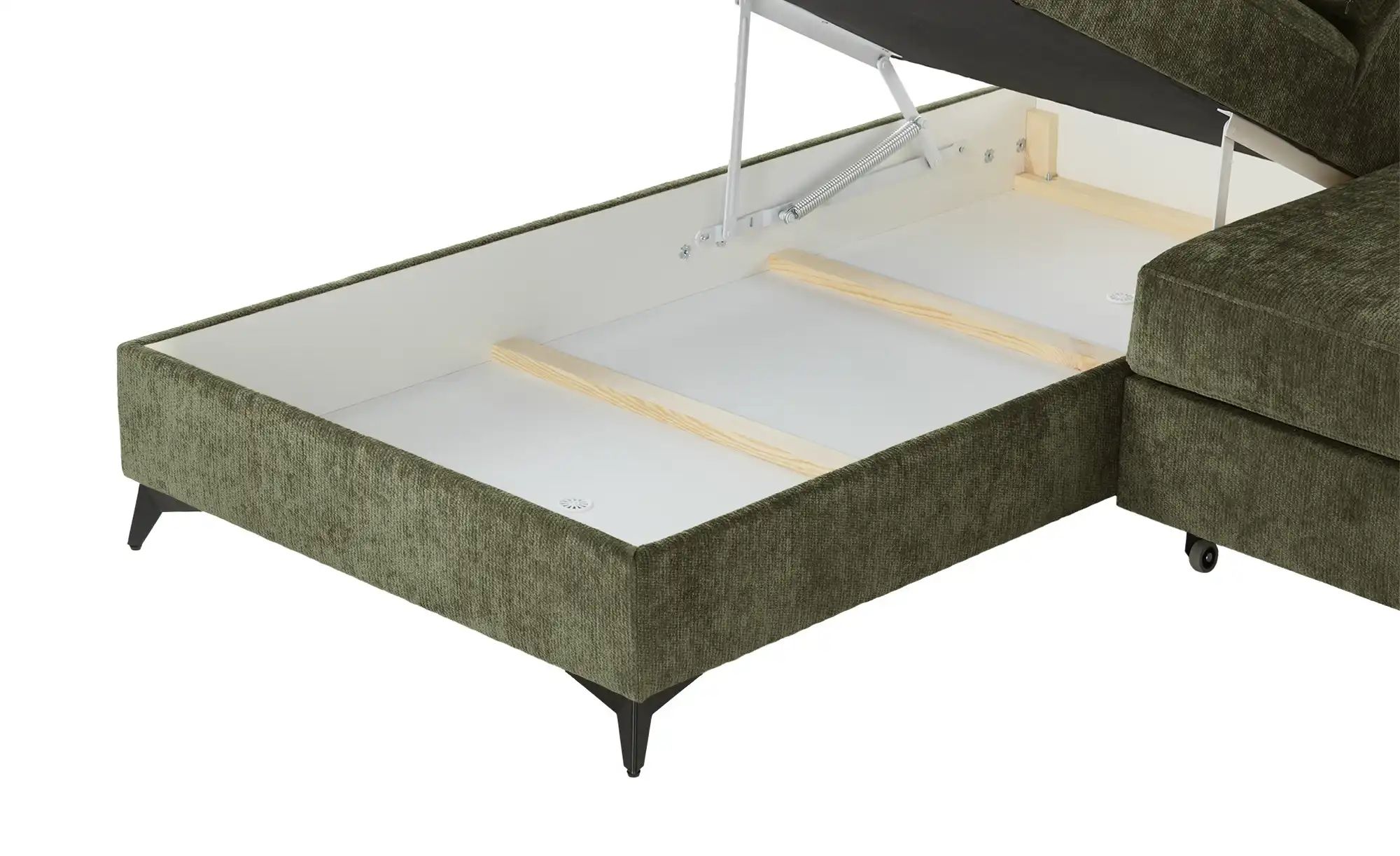 Thumbnail - uno Wohnlandschaft mit Schlaffunktion Salamanca ¦ grün ¦ Maße (cm): B: 280 H: 87 T: 189.0 Polstermöbel > Sofas > Wohnlan...