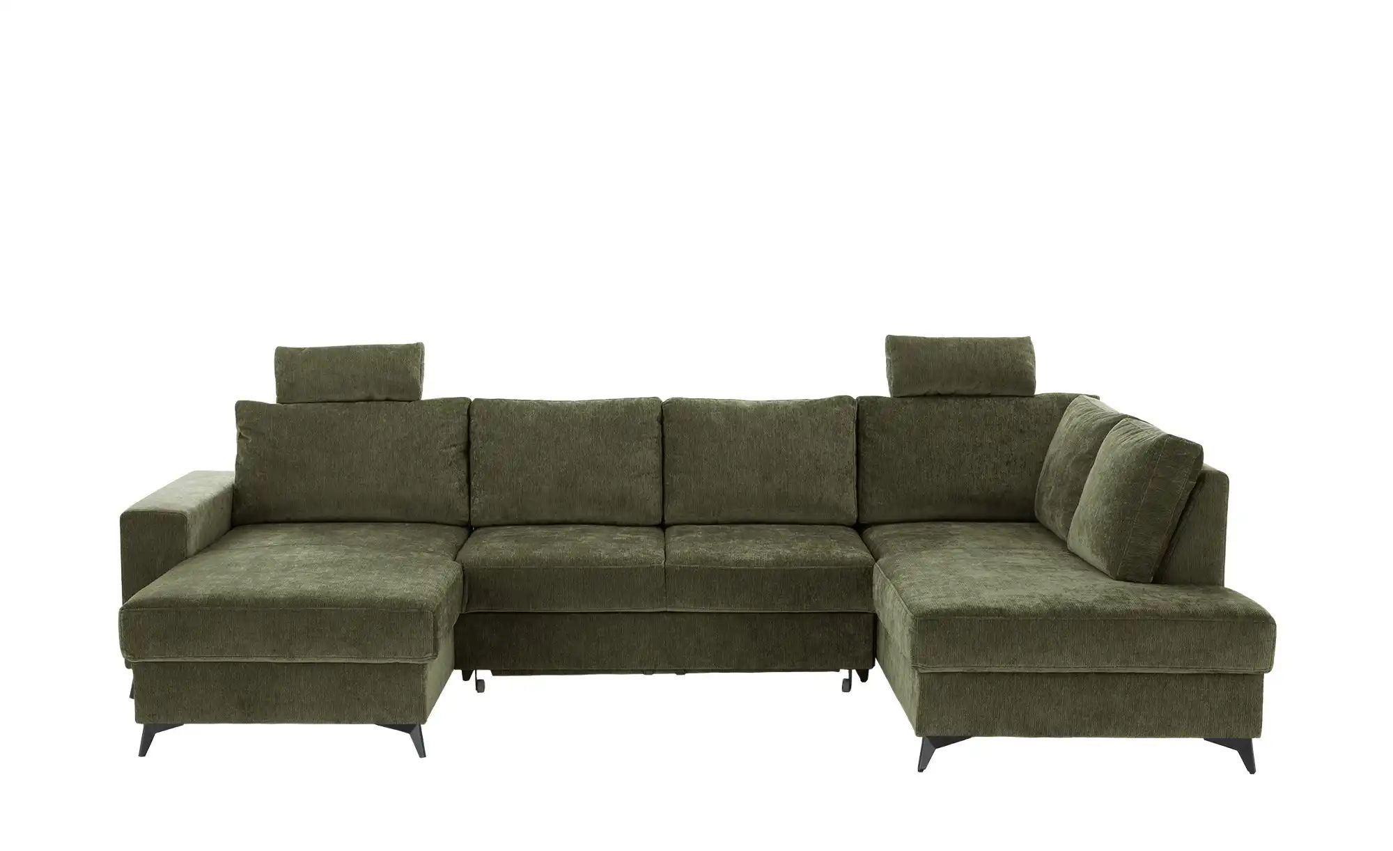 uno Wohnlandschaft mit Schlaffunktion Salamanca ¦ grün ¦ Maße (cm): B: 280 günstig online kaufen