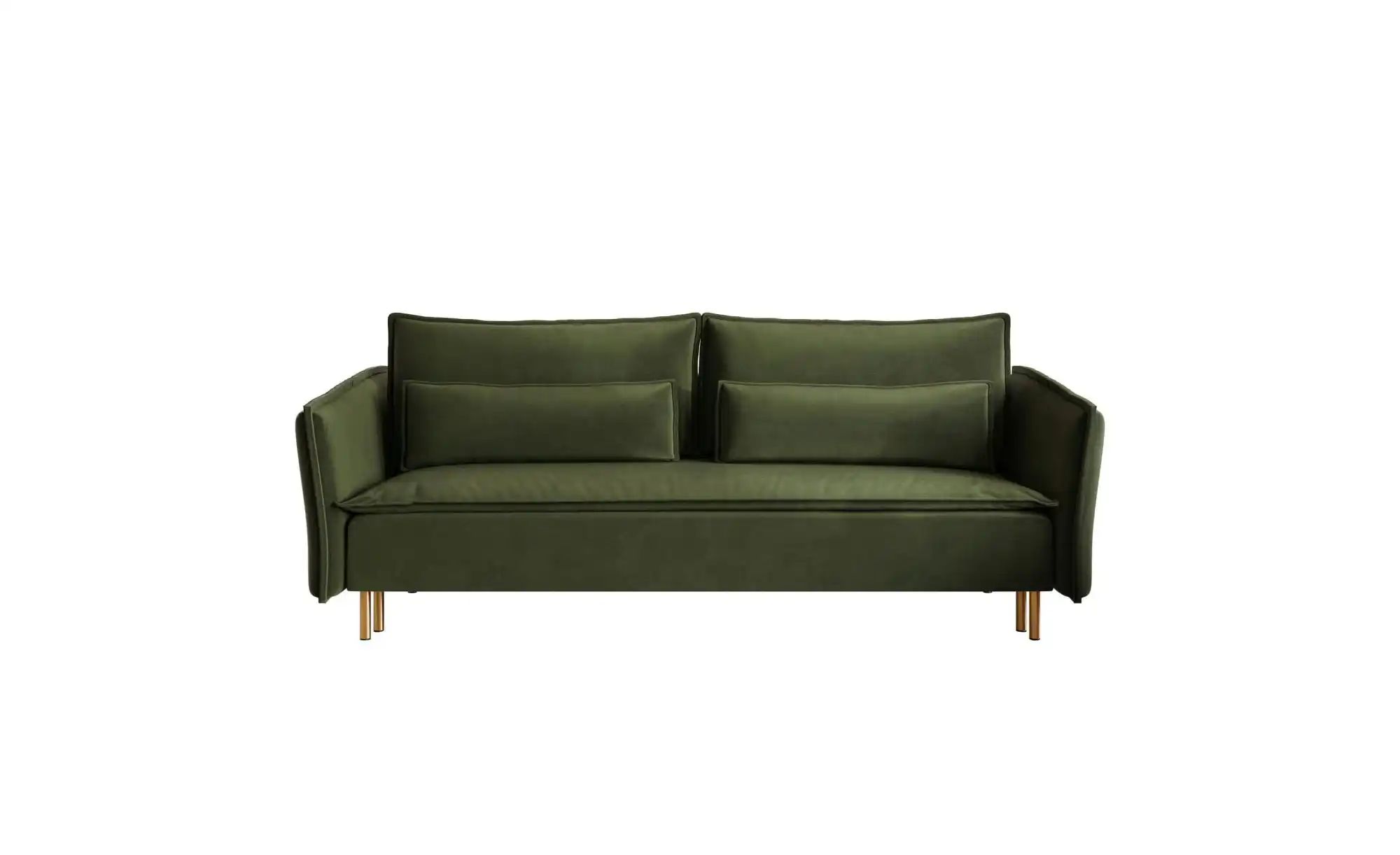 Selsey Schlafsofa  Ummo ¦ grün ¦ Maße (cm): B: 230 H: 88 Polstermöbel > Sof günstig online kaufen