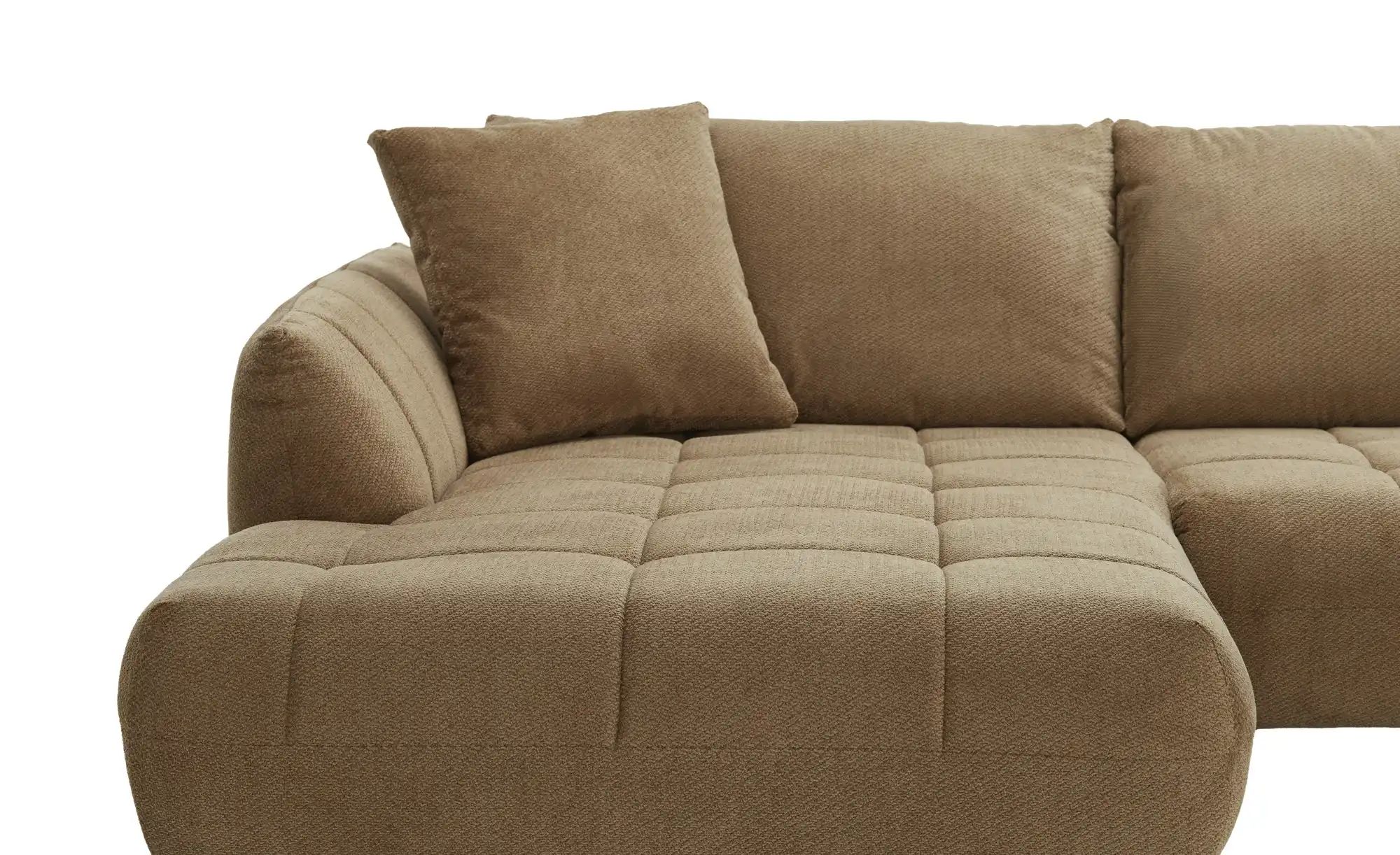 bobb Ecksofa mit Sitztiefenverstellung Carly ¦ braun ¦ Maße (cm): B: 313 H: günstig online kaufen