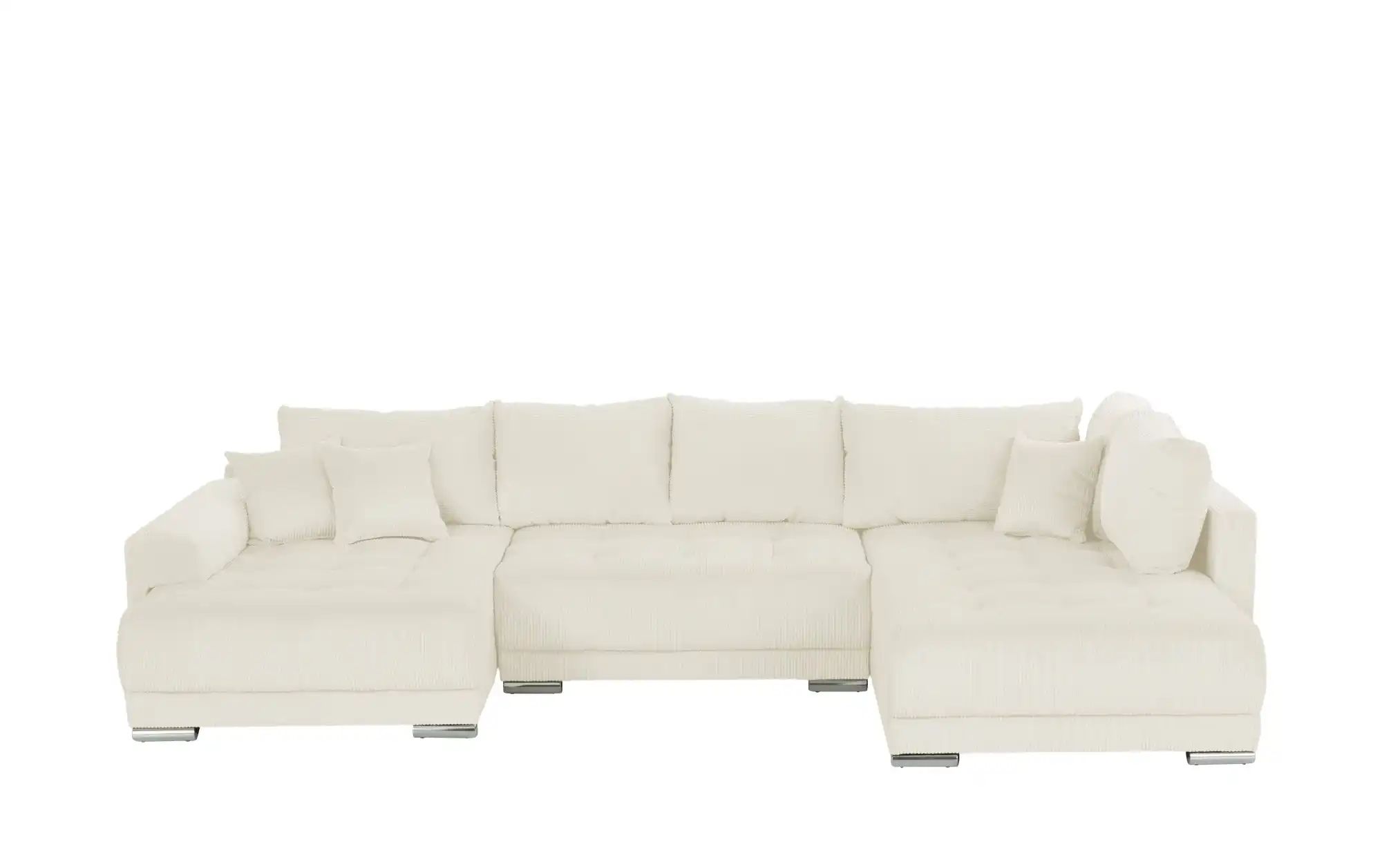 Wohnlandschaft mit Schlaffunktion Lemie ¦ beige ¦ Maße (cm): B: 356 H: 85 T günstig online kaufen