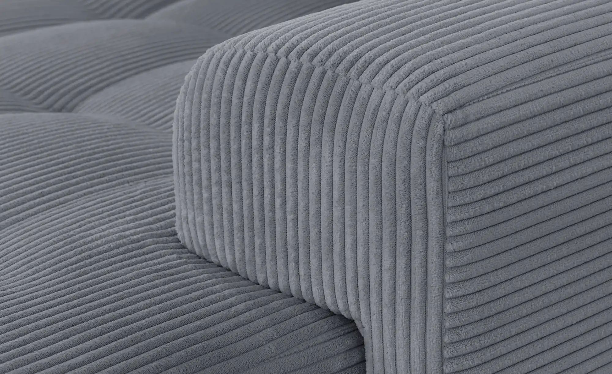 Wohnlandschaft mit Schlaffunktion Lemie ¦ grau ¦ Maße (cm): B: 356 H: 85 T: günstig online kaufen