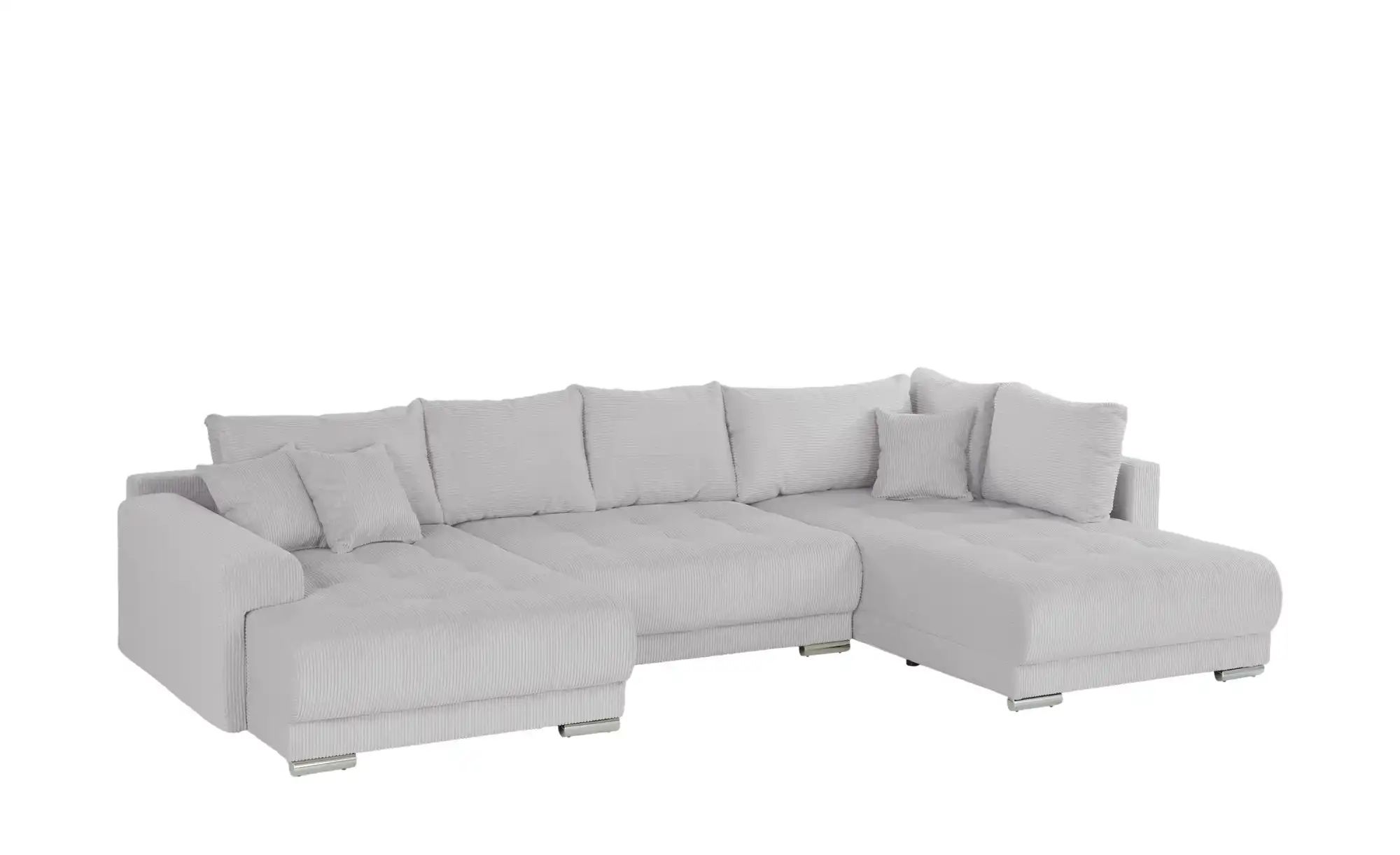 Thumbnail - Wohnlandschaft mit Schlaffunktion Lemie ¦ grau ¦ Maße (cm): B: 356 H: 85 T: 218.0 Polstermöbel > Sofas > Wohnlandschafte...