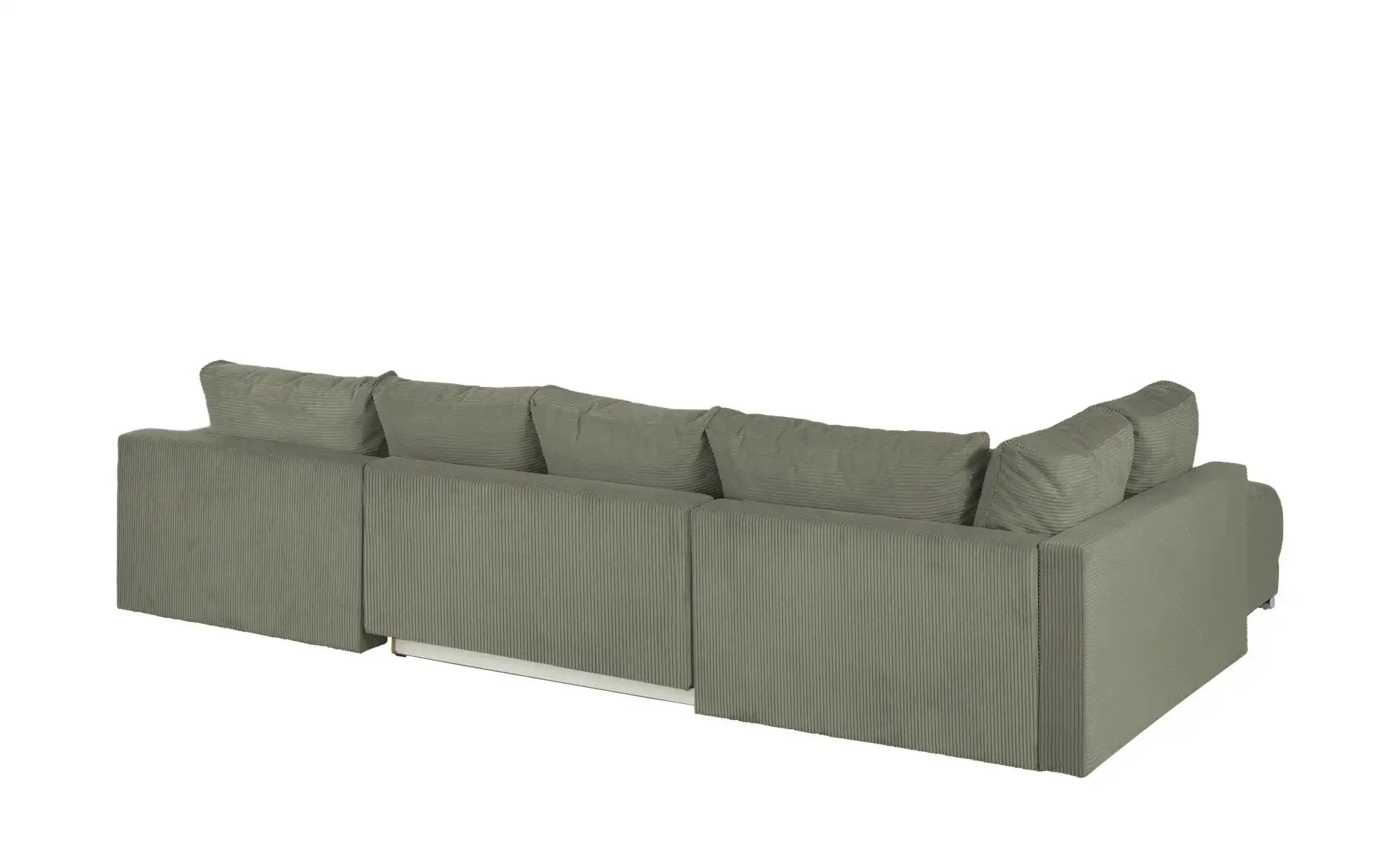 Wohnlandschaft mit Schlaffunktion Lemie ¦ grün ¦ Maße (cm): B: 356 H: 85 T: günstig online kaufen