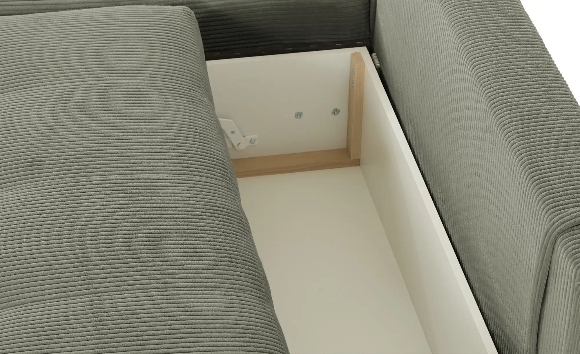 Thumbnail - Wohnlandschaft mit Schlaffunktion Lemie ¦ grün ¦ Maße (cm): B: 356 H: 85 T: 218.0 Polstermöbel > Sofas > Schlafsofas - H...