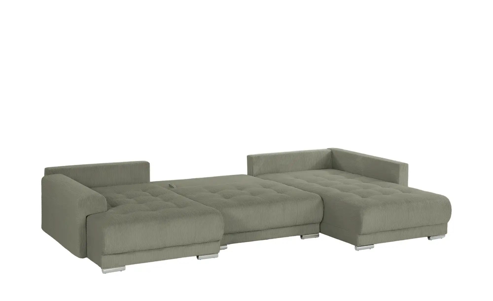 Thumbnail - Wohnlandschaft mit Schlaffunktion Lemie ¦ grün ¦ Maße (cm): B: 356 H: 85 T: 218.0 Polstermöbel > Sofas > Wohnlandschafte...