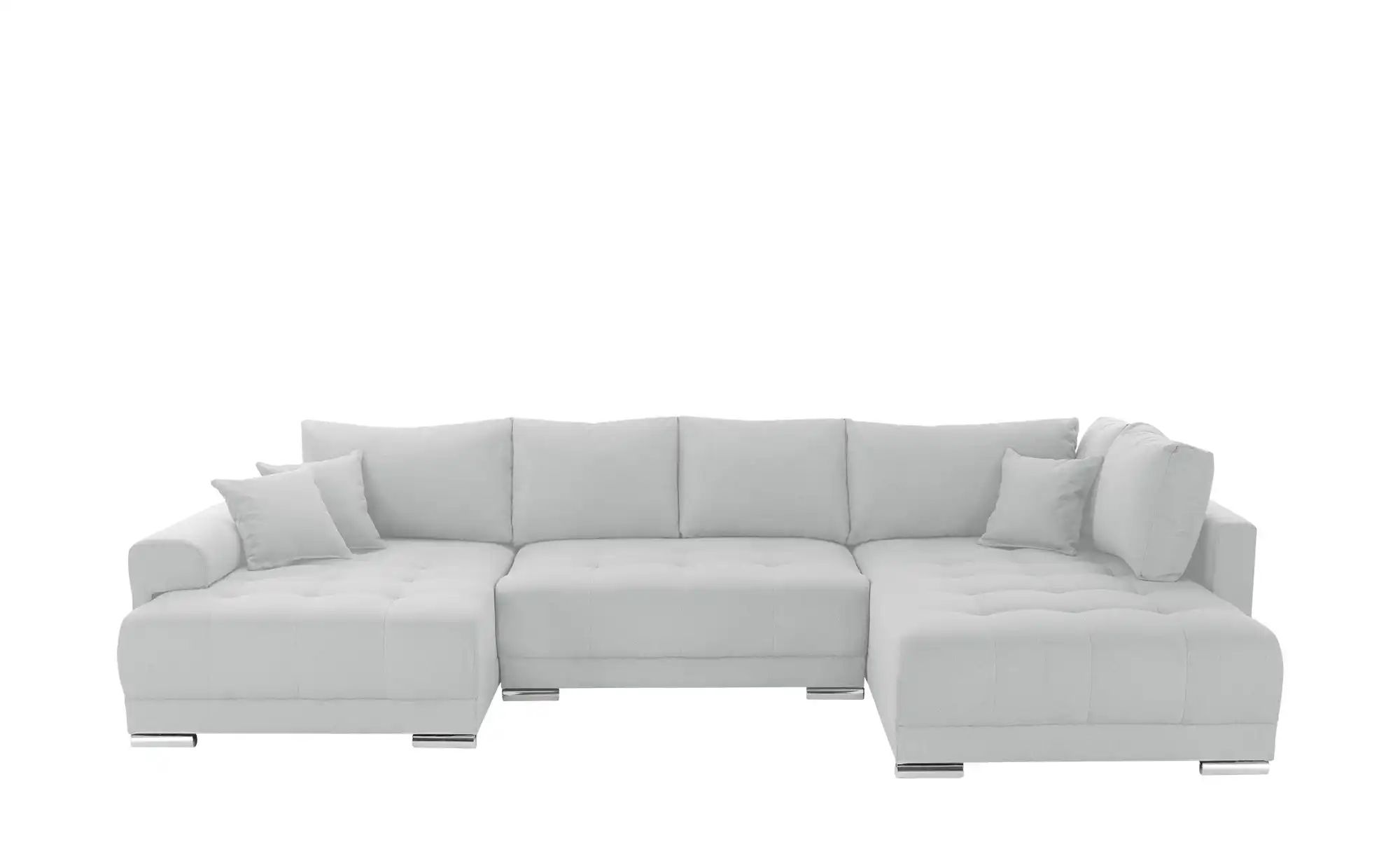 Wohnlandschaft mit Schlaffunktion Lemie ¦ grau ¦ Maße (cm): B: 356 H: 85 T: günstig online kaufen