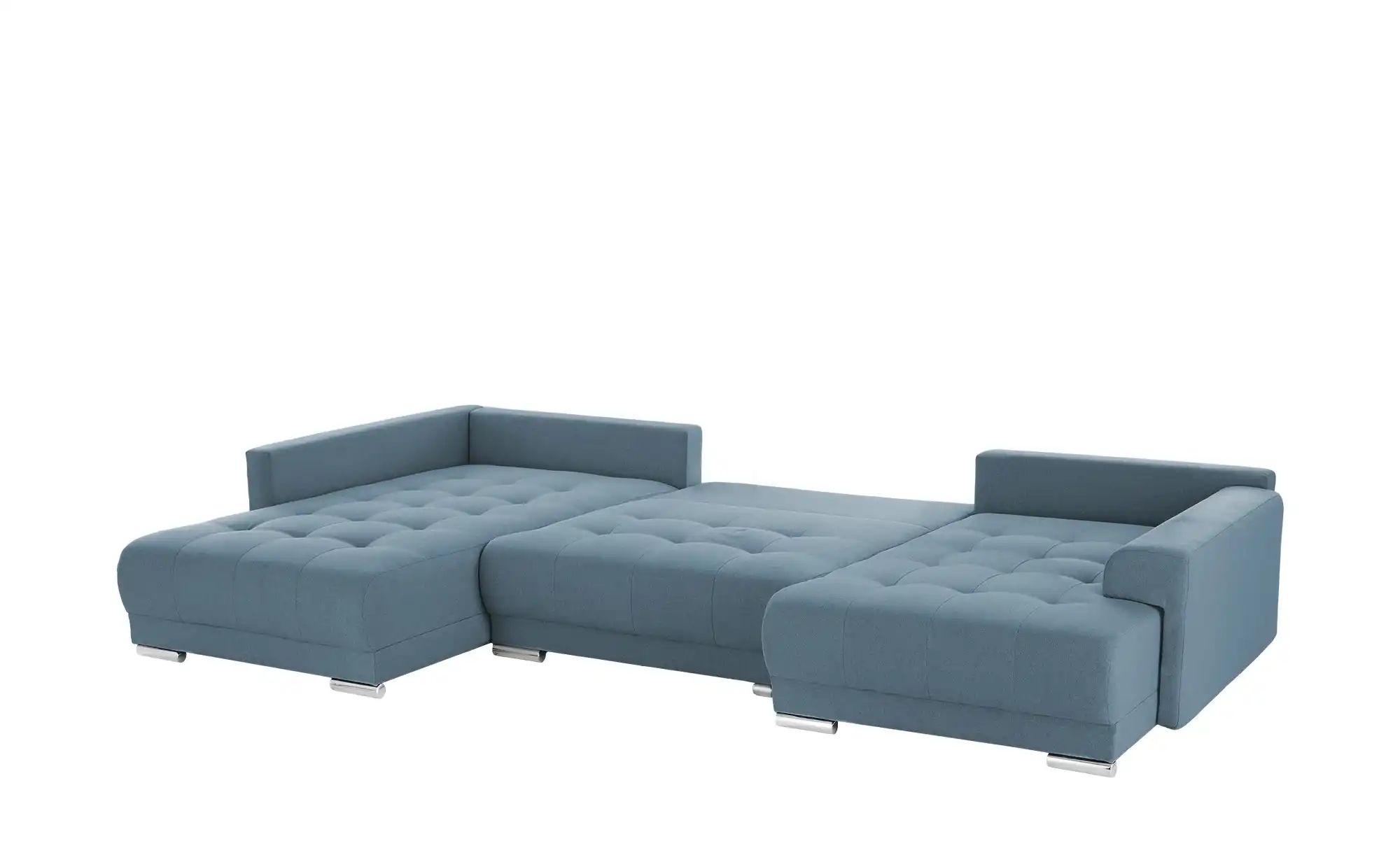 Wohnlandschaft mit Schlaffunktion Lemie ¦ blau ¦ Maße (cm): B: 356 H: 85 T: günstig online kaufen