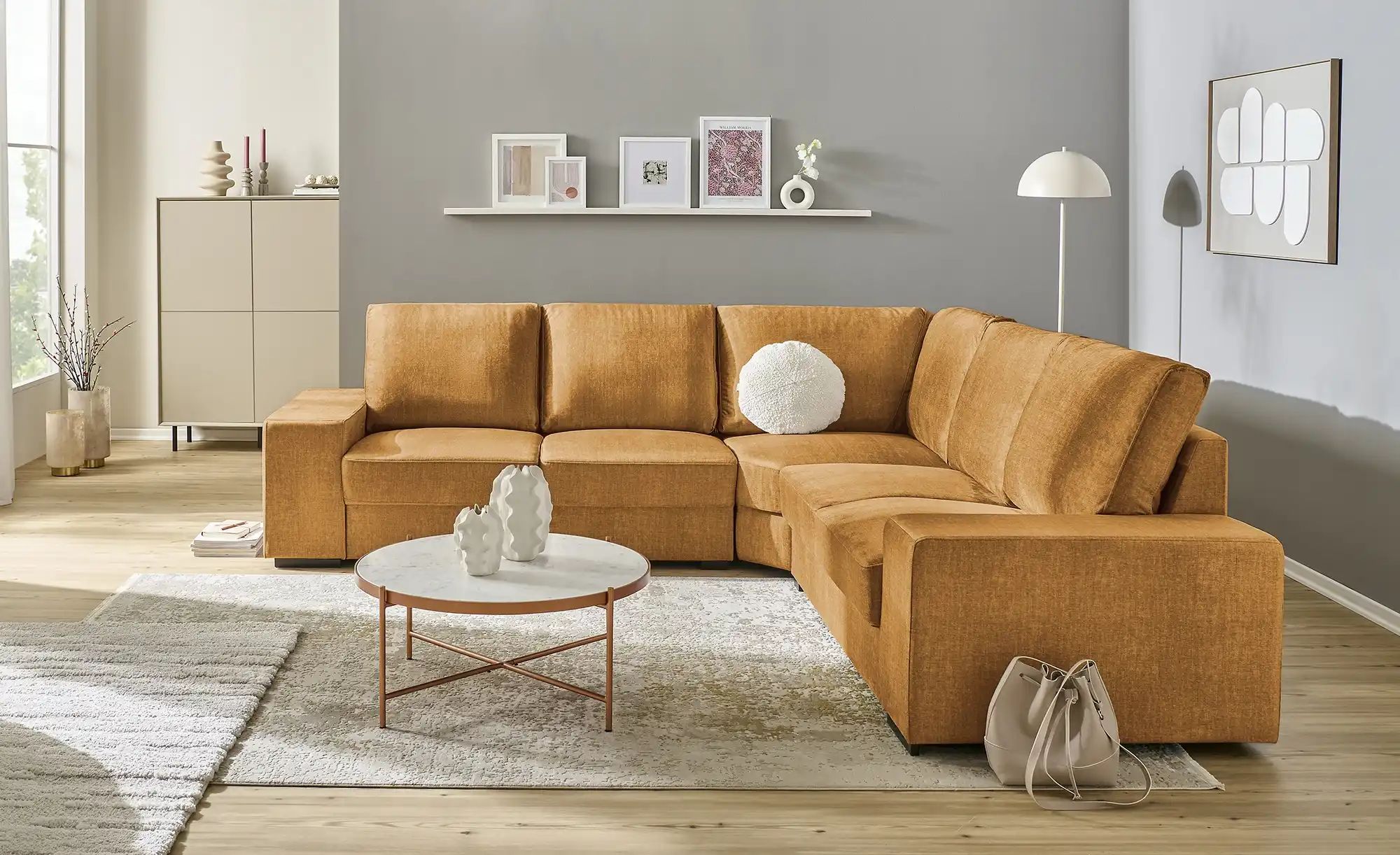 Thumbnail - Ecksofa Reneé ¦ gelb ¦ Maße (cm): B: 280 H: 90 T: 280.0 Polstermöbel > Sofas > Ecksofas - Höffner