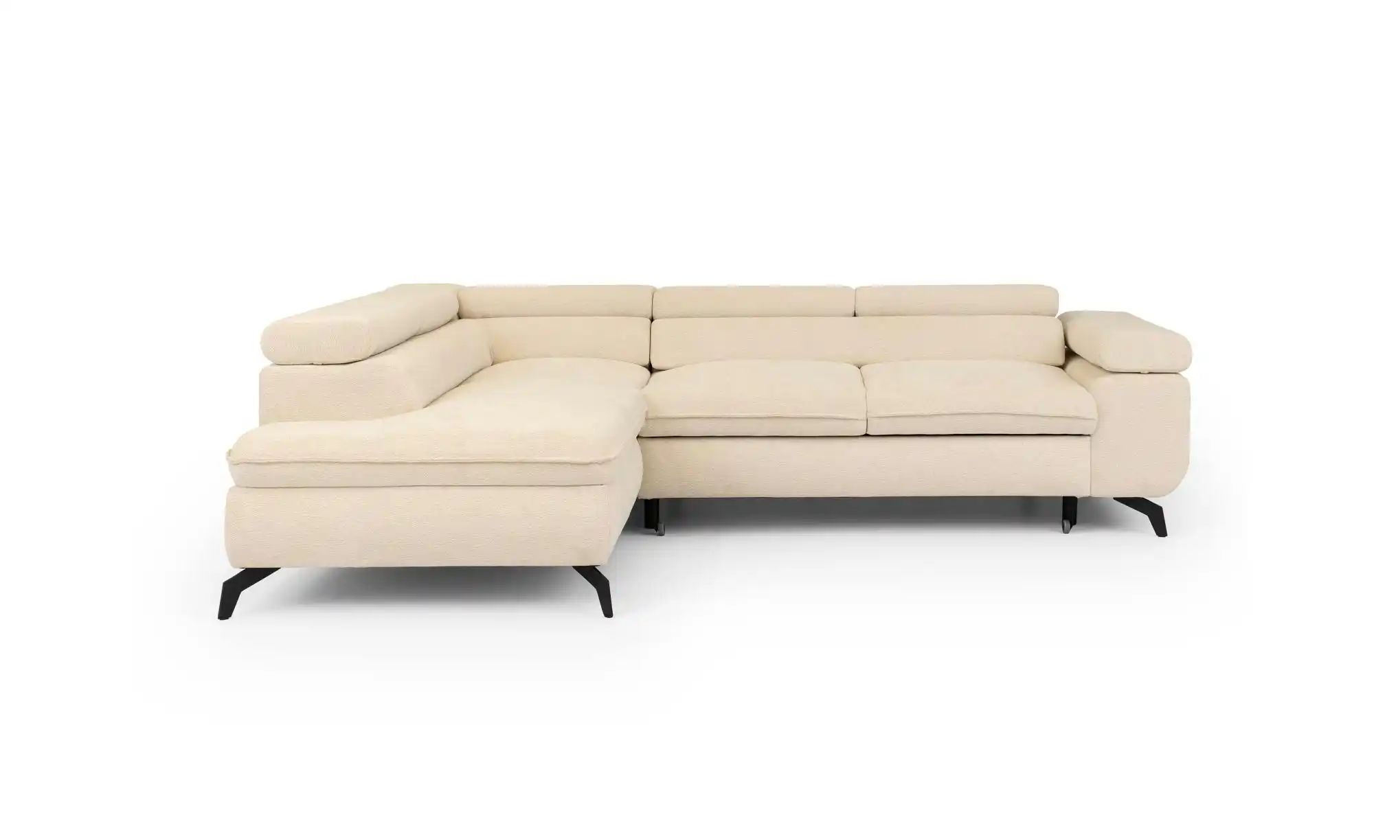 S-STYLE Ecksofa mit Schlaffunktion Bonnie  beige  Maße (cm): B: 275 H: 76 | 05907541324792