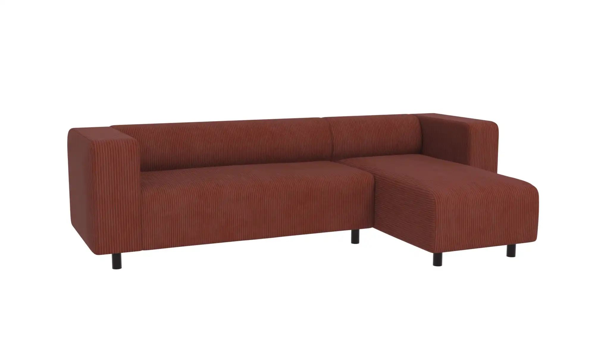 S-STYLE Ecksofa  Oskar ¦ rot ¦ Maße (cm): B: 240 H: 65 Polstermöbel > Sofas günstig online kaufen