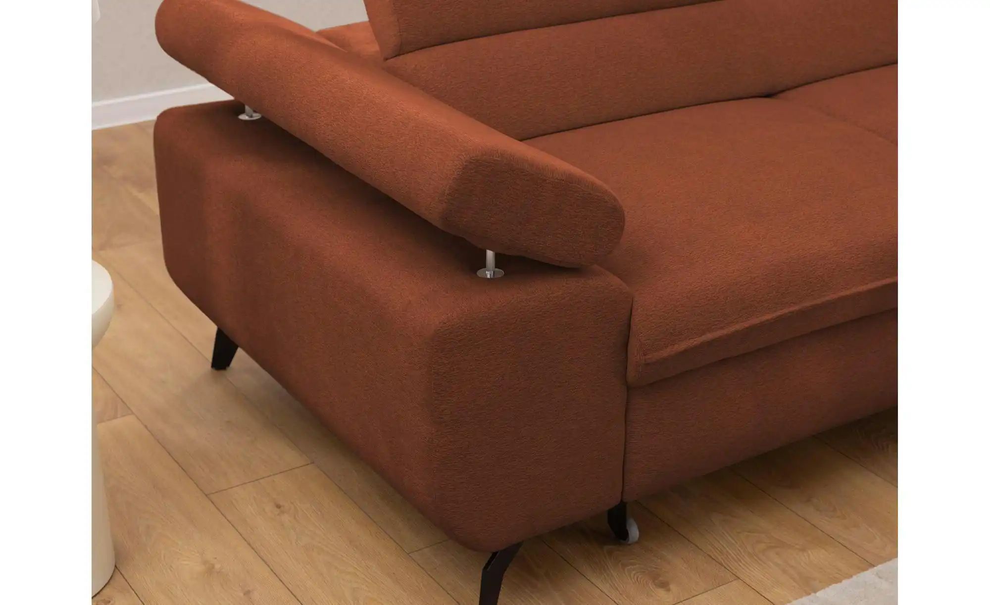 S-STYLE Ecksofa mit Schlaffunktion Bonnie ¦ rot ¦ Maße (cm): B: 275 H: 76 P günstig online kaufen