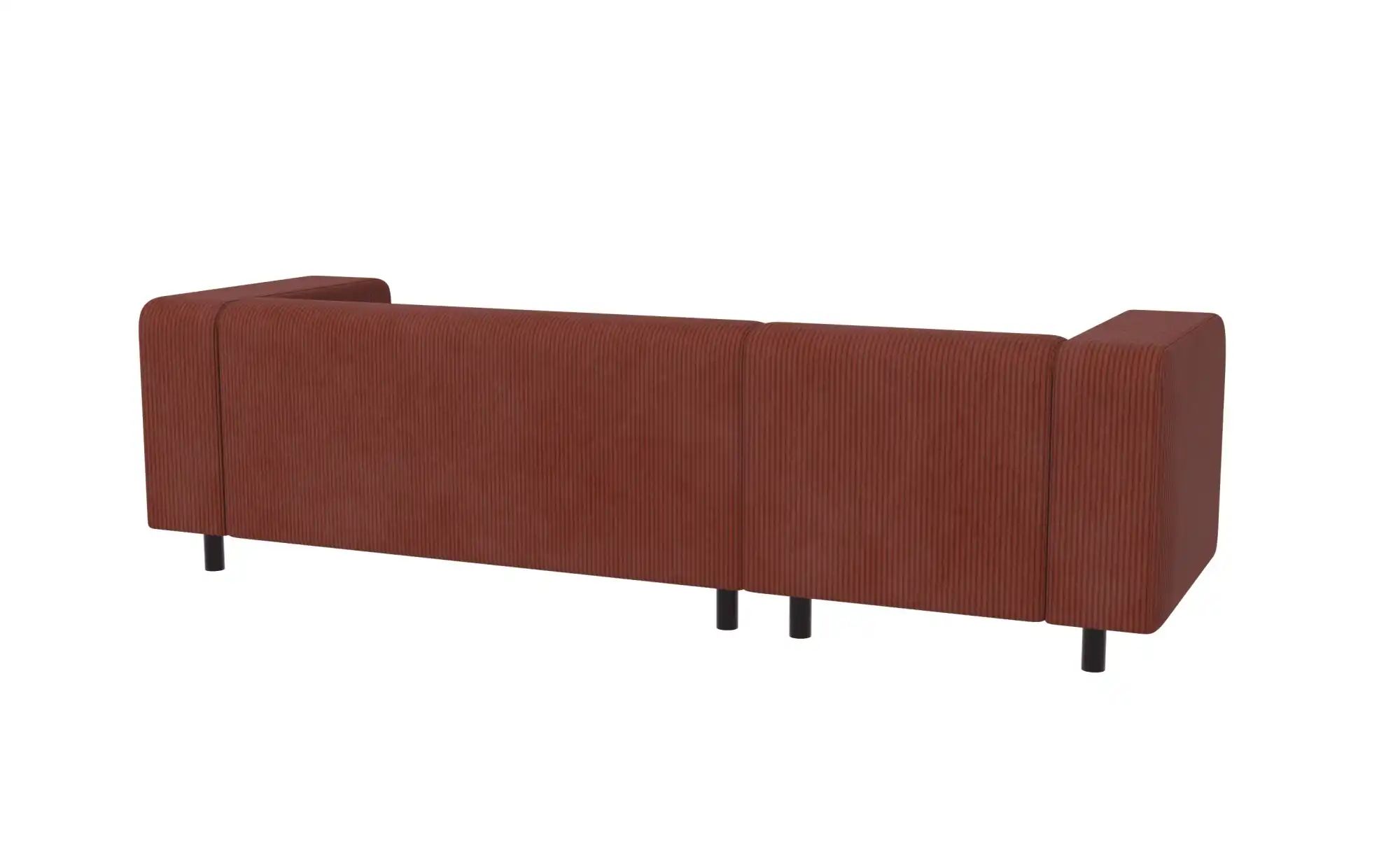S-STYLE Ecksofa  Oskar ¦ rot ¦ Maße (cm): B: 240 H: 65 Polstermöbel > Sofas günstig online kaufen