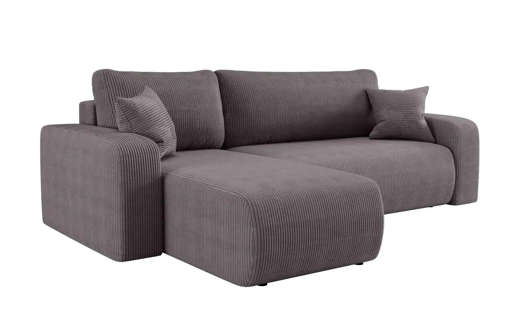 Ecksofa mit Schlaffunktion Pianio ¦ grau ¦ Maße (cm): B: 244 H: 82 Polsterm günstig online kaufen