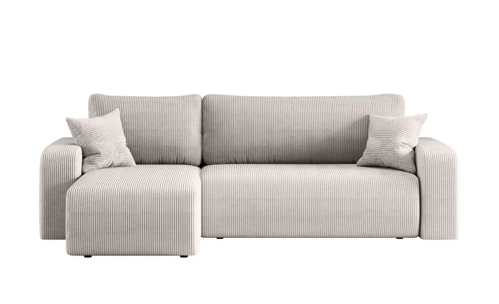 Ecksofa mit Schlaffunktion Pianio ¦ beige ¦ Maße (cm): B: 244 H: 82 Polster günstig online kaufen