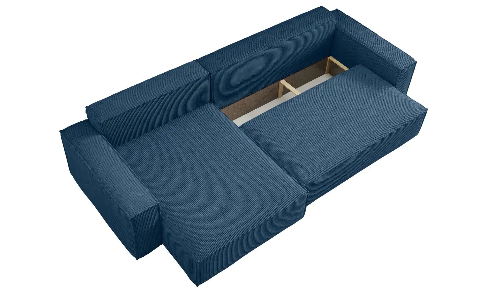 Ecksofa mit Schlaffunktion Carl ¦ blau ¦ Maße (cm): B: 272 H: 82 Polstermöb günstig online kaufen