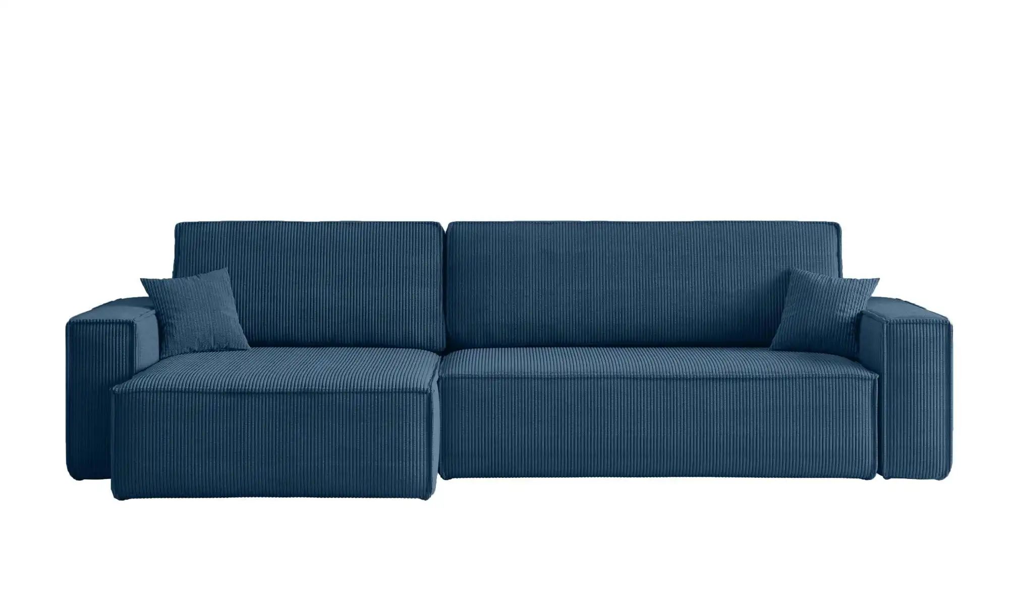Ecksofa mit Schlaffunktion Carl ¦ blau ¦ Maße (cm): B: 272 H: 82 Polstermöb günstig online kaufen