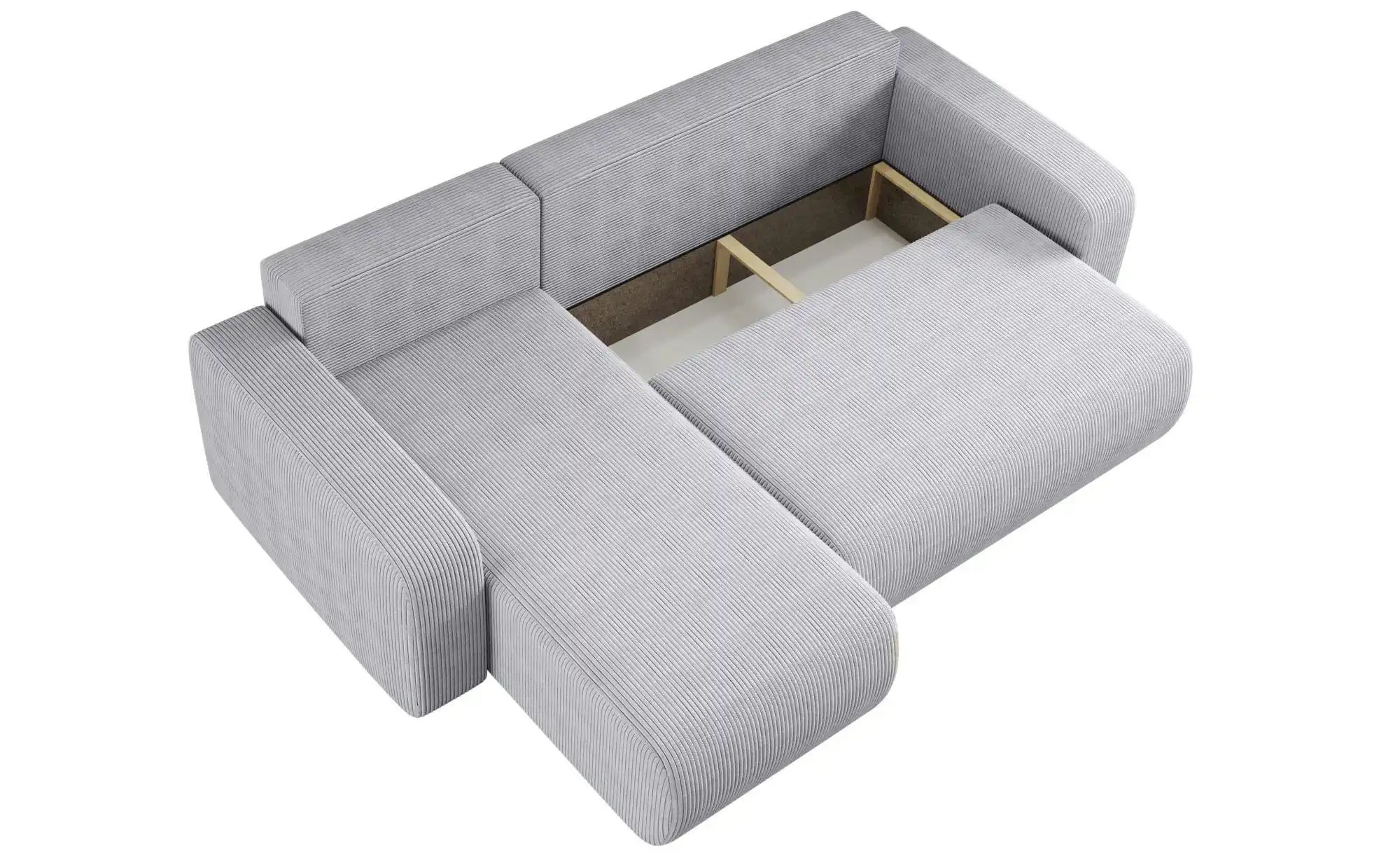 Ecksofa mit Schlaffunktion Pianio ¦ grau ¦ Maße (cm): B: 244 H: 82 Polsterm günstig online kaufen