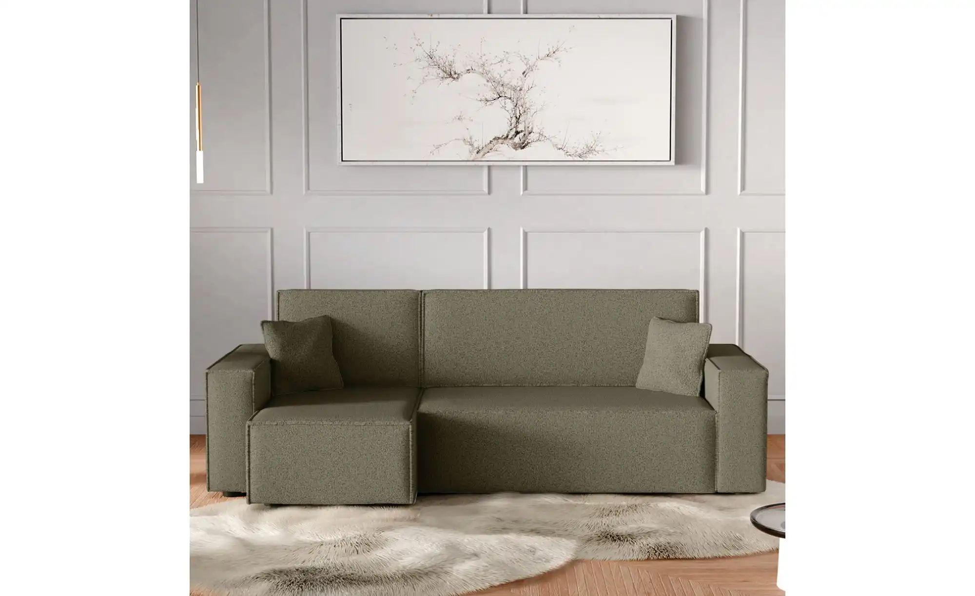 Thumbnail - Ecksofa mit Schlaffunktion Carl ¦ braun ¦ Maße (cm): B: 244 H: 82 Polstermöbel > Sofas > Ecksofas - Höffner