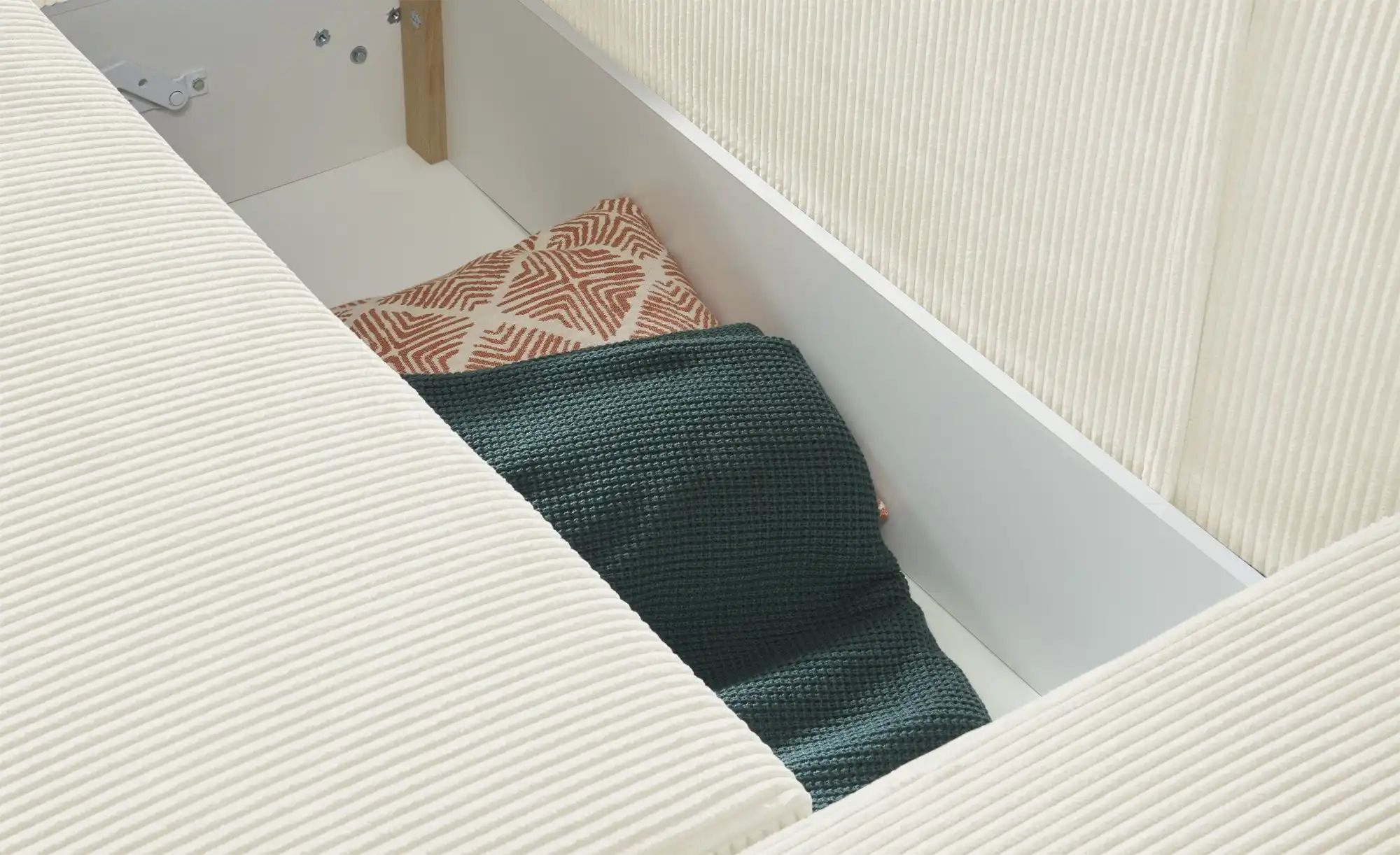 Thumbnail - Ecksofa mit Schlaffunktion Malyn ¦ beige ¦ Maße (cm): B: 235 H: 90 T: 160.0 Polstermöbel > Sofas > Schlafsofas - Höffner