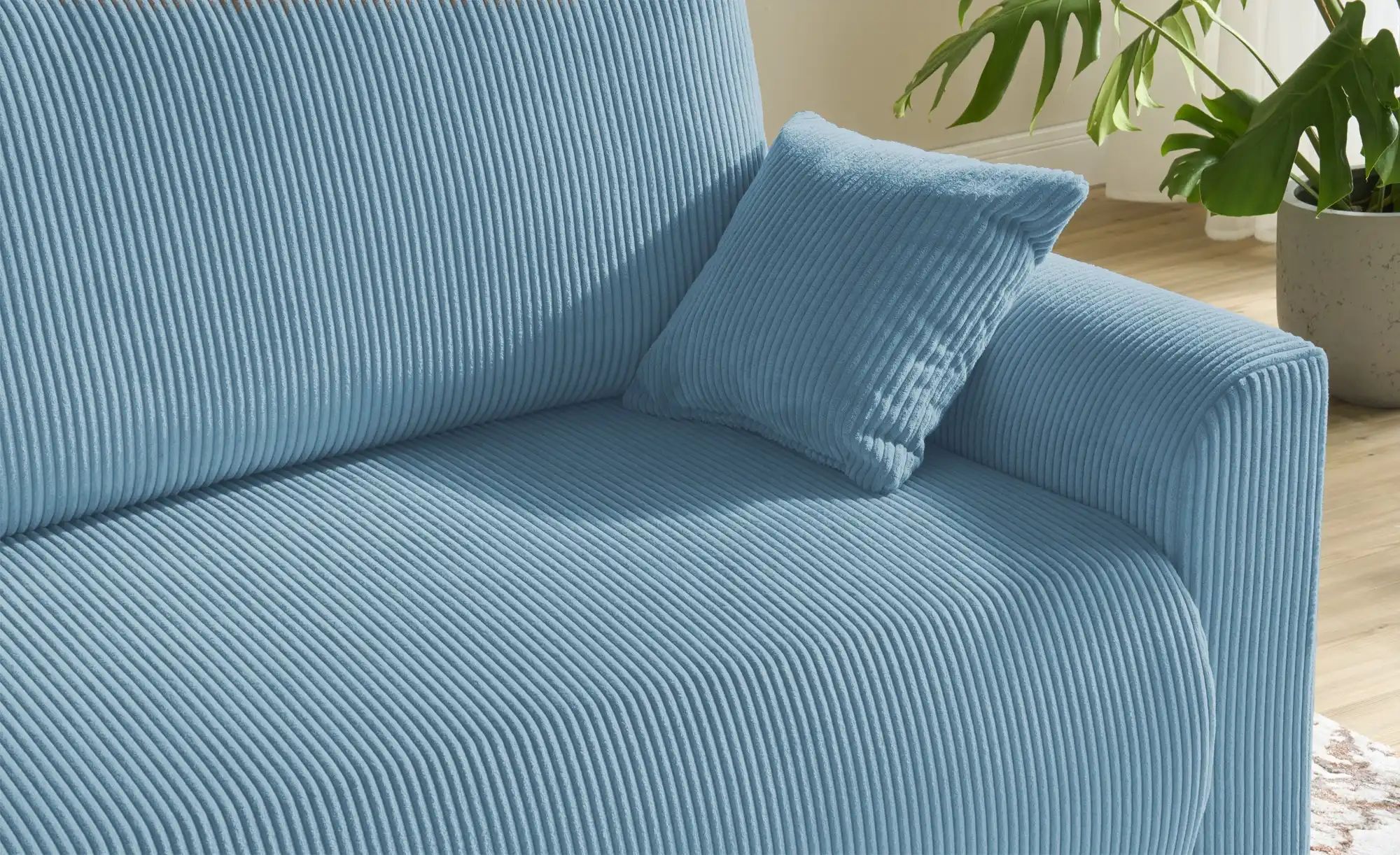 Thumbnail - Ecksofa mit Schlaffunktion Malyn ¦ blau ¦ Maße (cm): B: 235 H: 90 T: 160.0 Polstermöbel > Sofas > Schlafsofas - Höffner