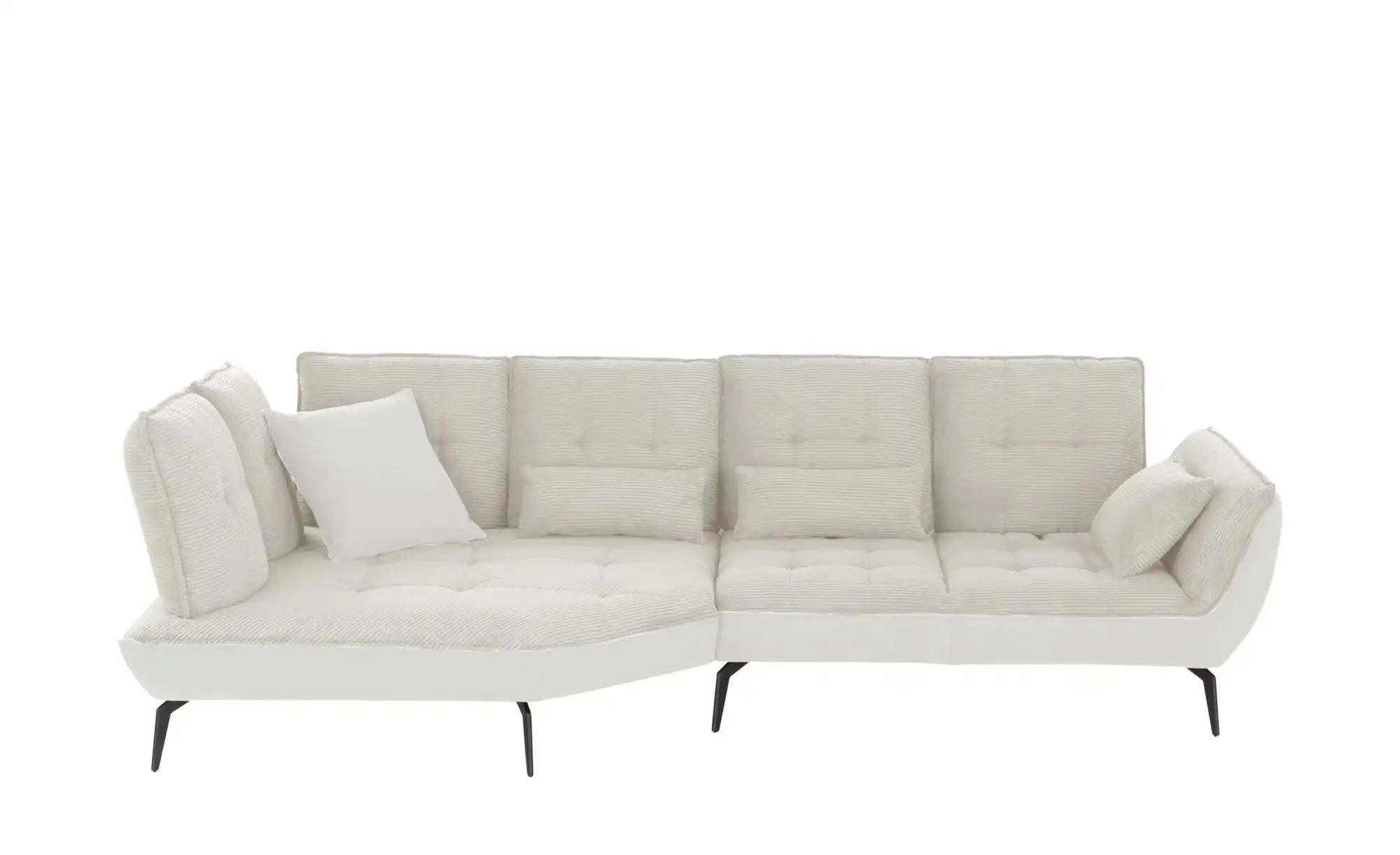 vito Ecksofa mit Sitztiefenverstellung Ticona ¦ creme ¦ Maße (cm): B: 336 H günstig online kaufen