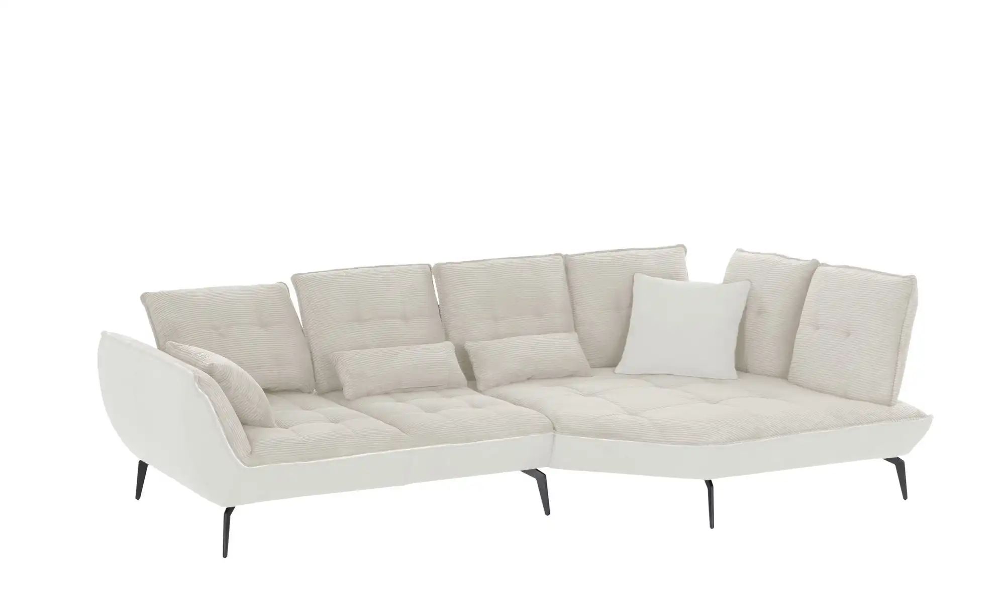 vito Ecksofa mit Sitztiefenverstellung Ticona ¦ creme ¦ Maße (cm): B: 336 H günstig online kaufen