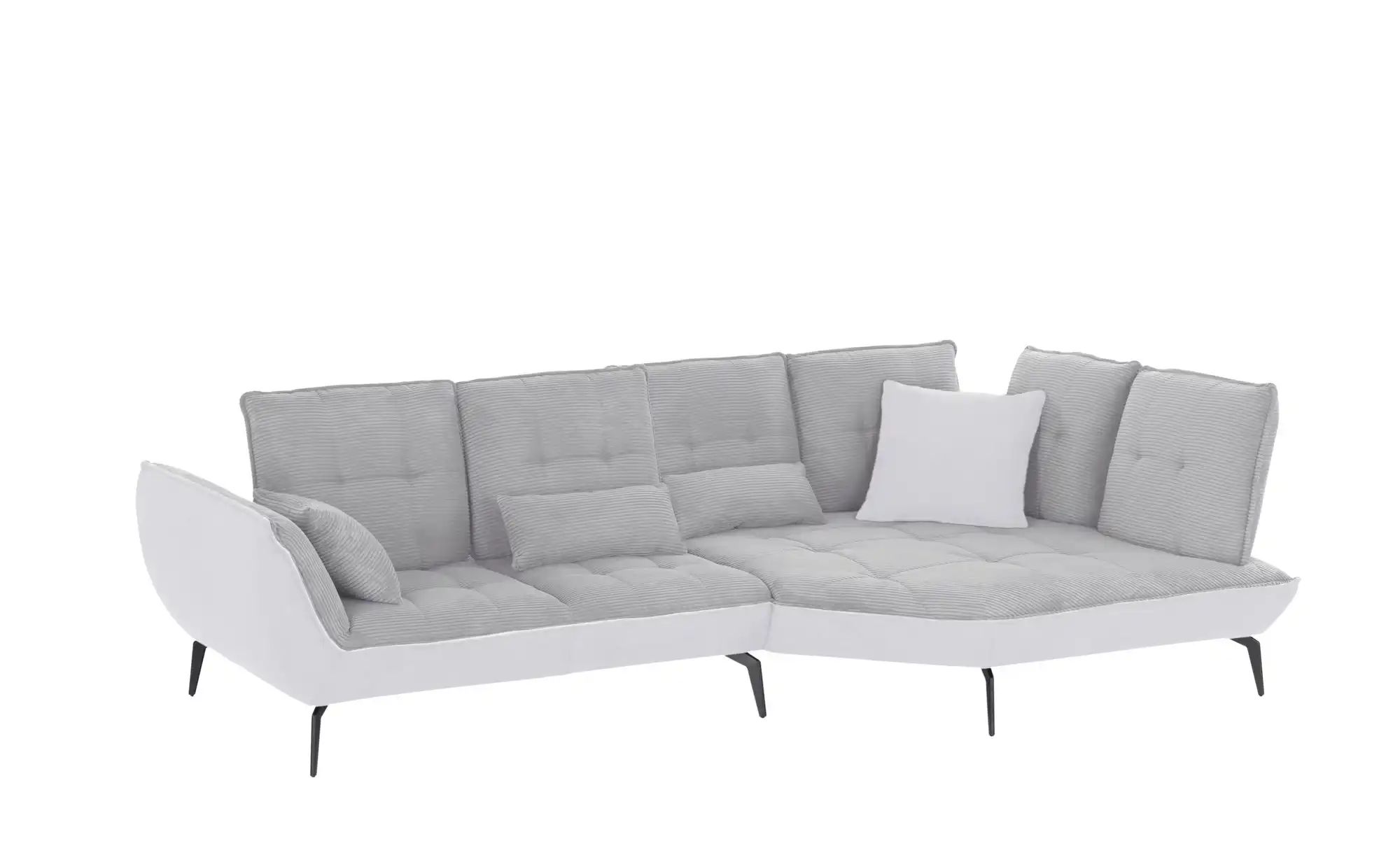 Thumbnail - vito Ecksofa mit Sitztiefenverstellung Ticona ¦ grau ¦ Maße (cm): B: 336 H: 93 T: 185.0 Polstermöbel > Sofas > Ecksofas ...