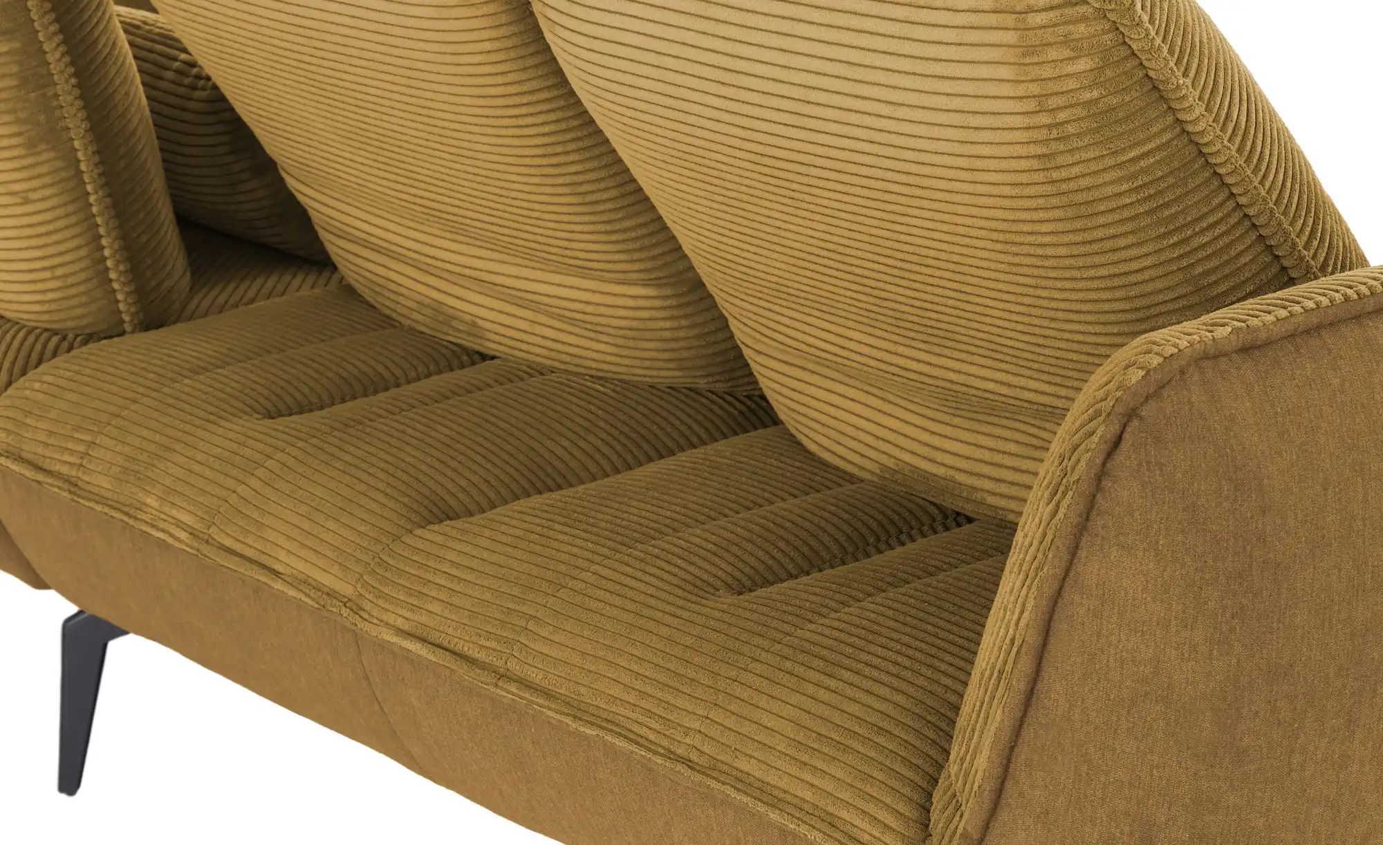 Thumbnail - vito Ecksofa mit Sitztiefenverstellung Ticona ¦ gelb ¦ Maße (cm): B: 336 H: 93 T: 185.0 Polstermöbel > Sofas > Ecksofas ...